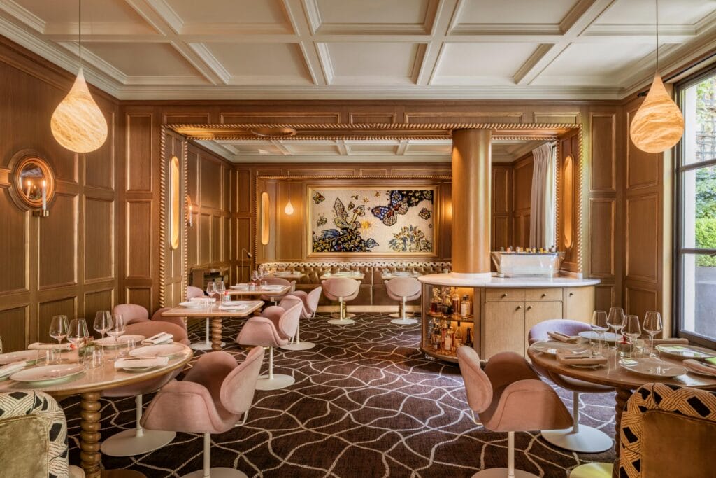 Anne restaurant at Le Pavillon de la Reine. Credit: Jérôme Galland.