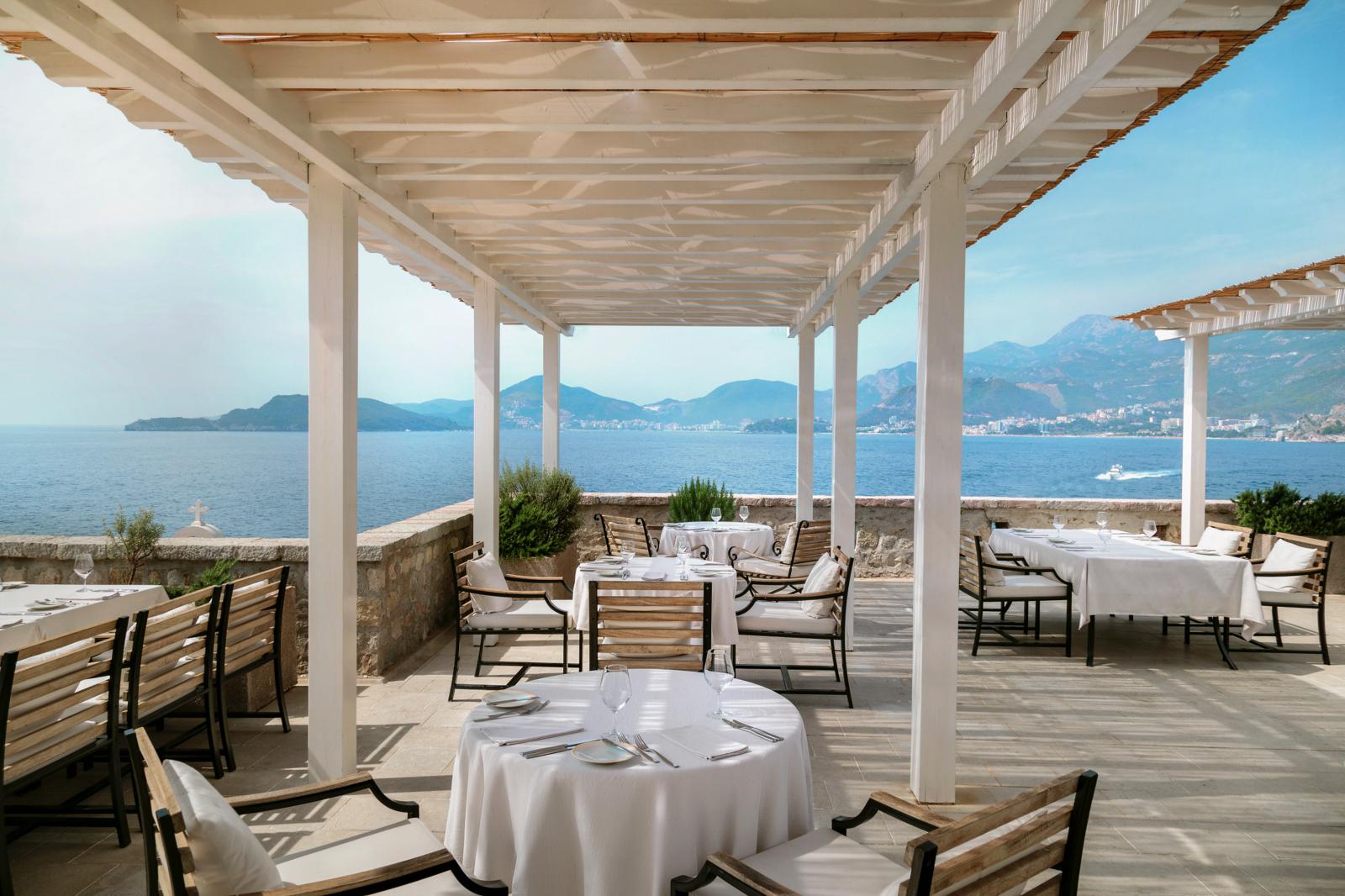 Aman Sveti Stefan Arva - Top Terrace