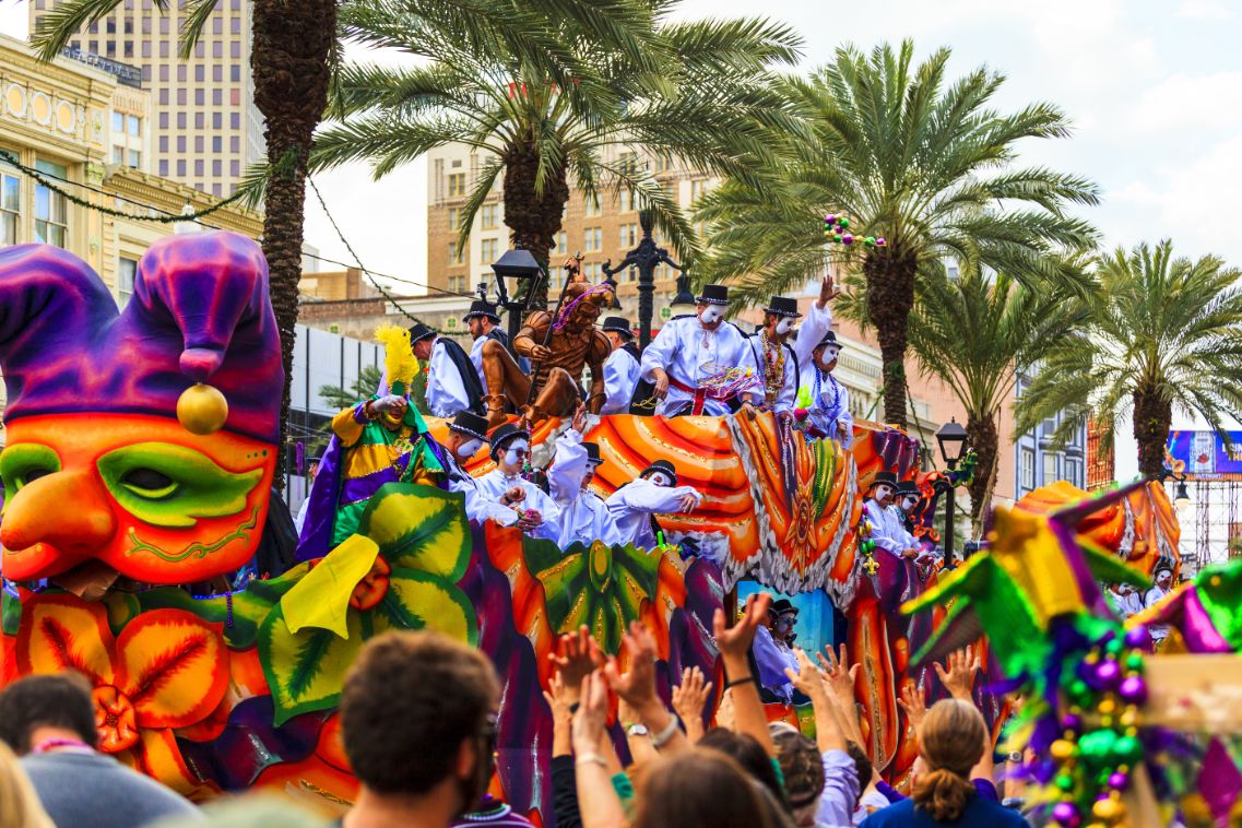 Mardi Gras in Louisiana, USA