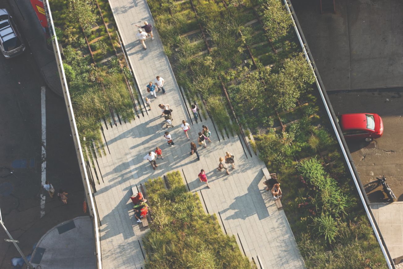 Aerial View of the High Line