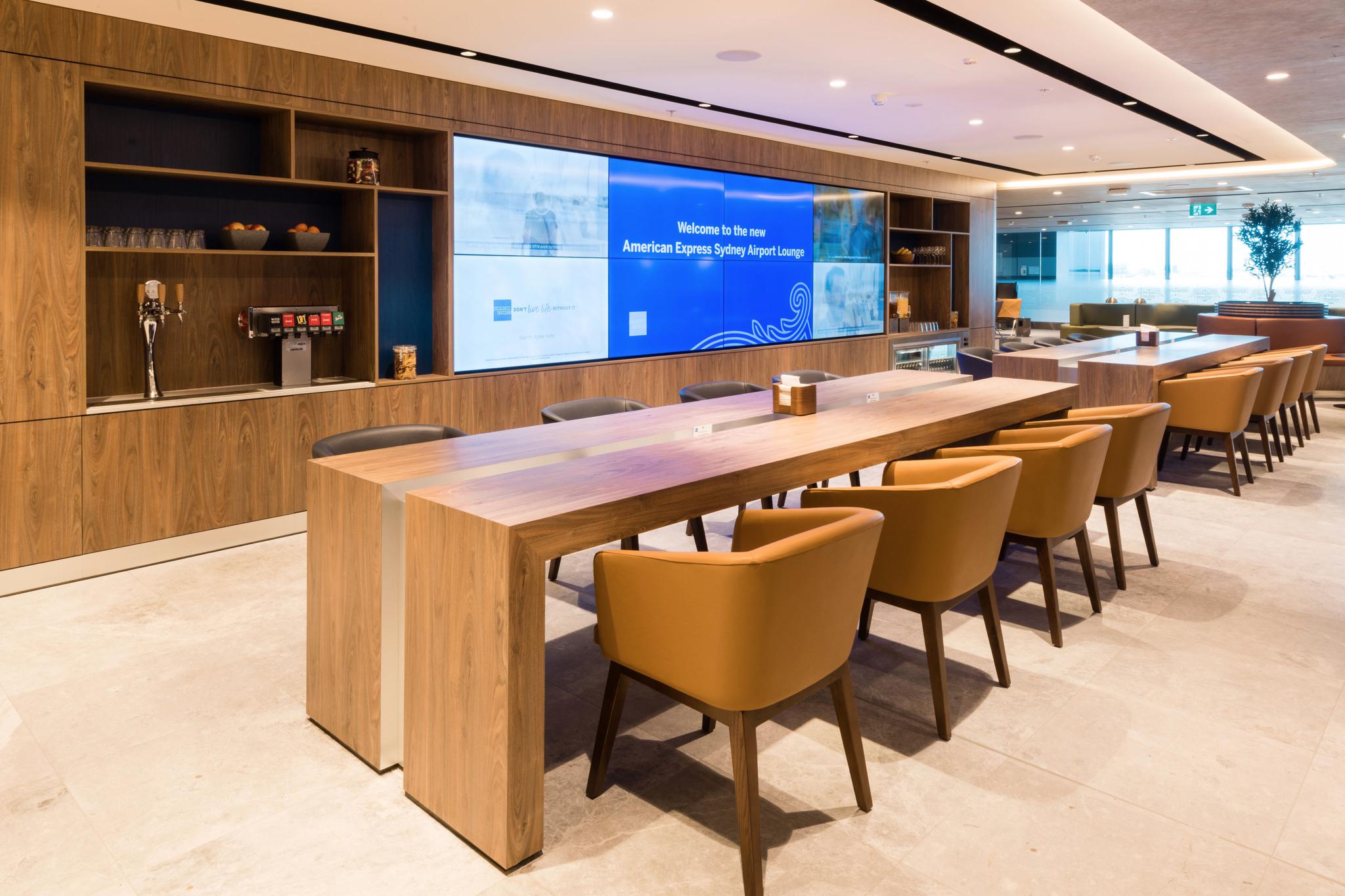 New American Express Lounge Opens at Sydney Airport