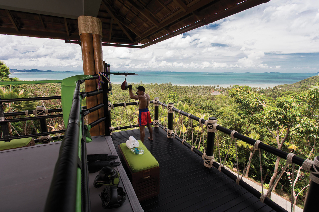 Muay Thai Workout at Four Seasons Koh Samui