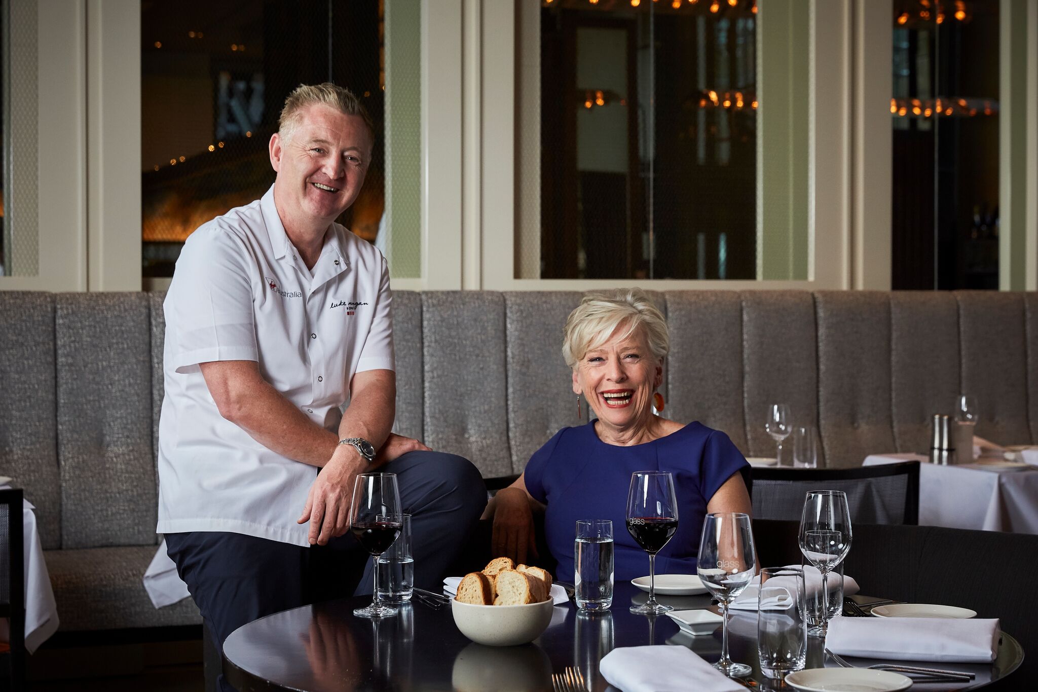 Luke Mangan Welcomes Maggie Beer to Glass Brasserie