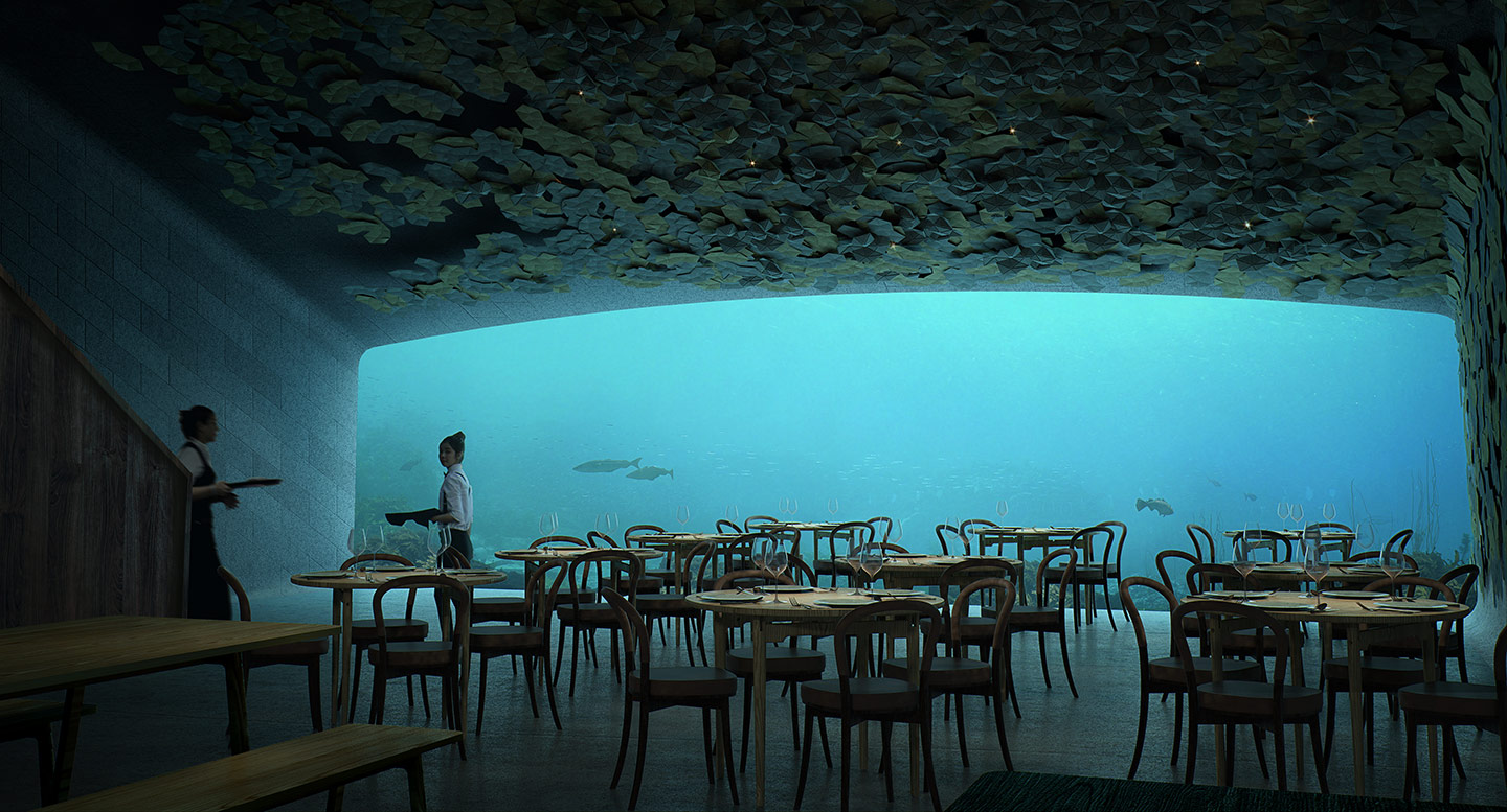 Dinner Under the Sea at Norway’s Underwater Restaurant