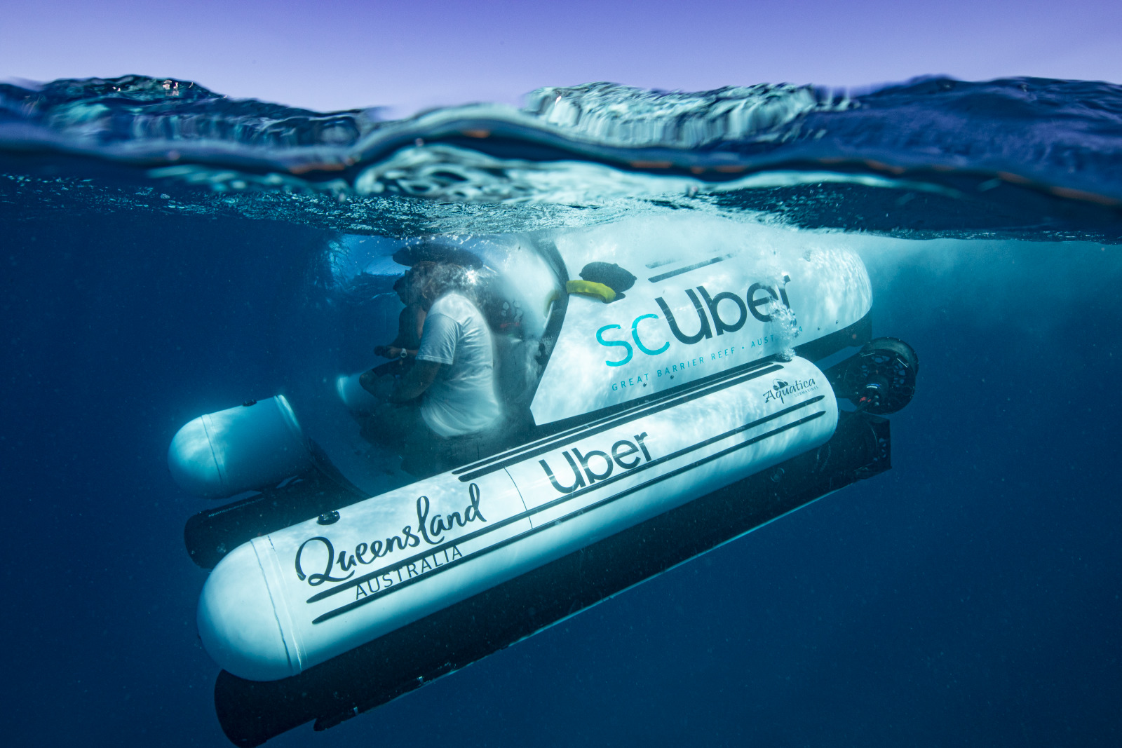 World’s First Rideshare Submarine Has Launched at the Great Barrier Reef