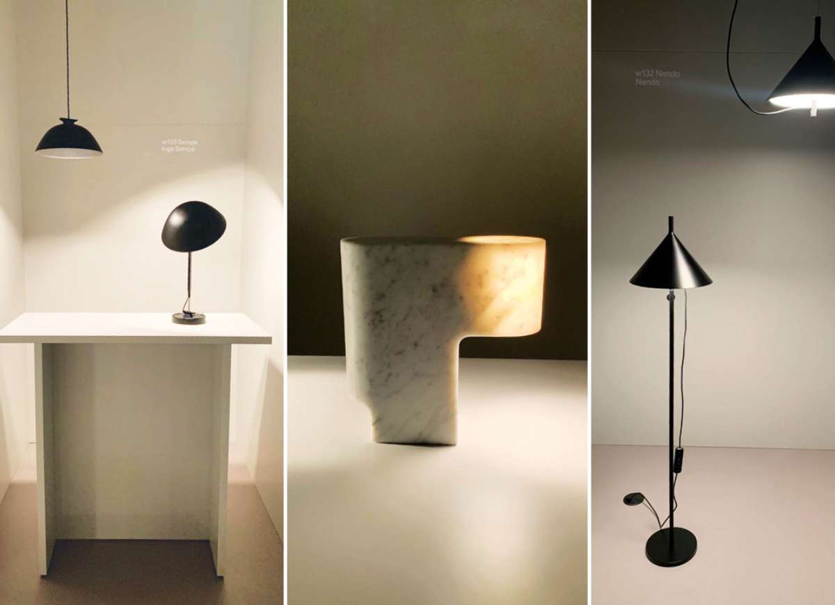 Luxury lighting seen at Milan Design Week