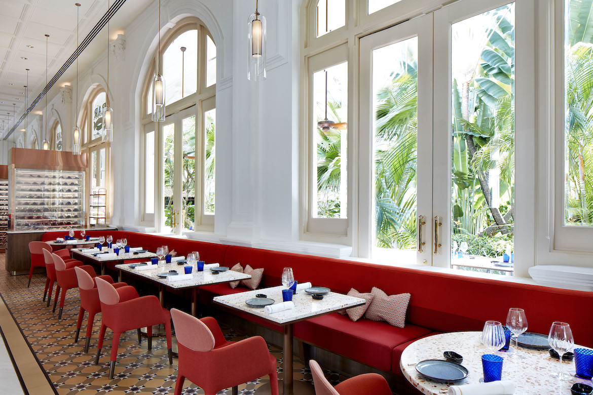 Dining at the new Raffles Hotel Singapore restaurant: Osteria BBR by Alain Ducasse