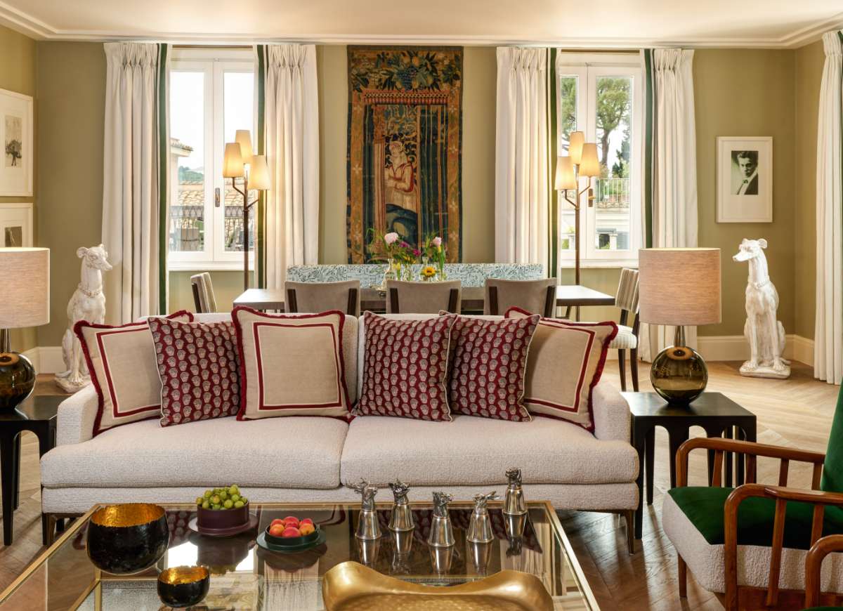 A look at the new presidential suite at Hotel de Russie, Rome