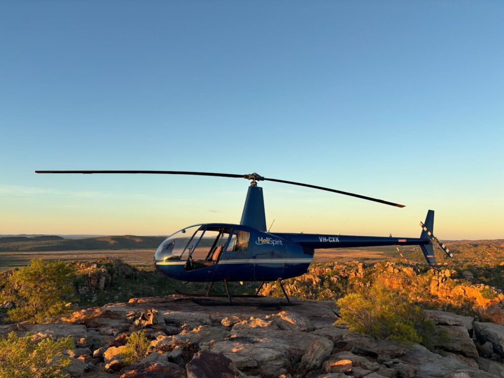 Sunrise heli adventures at Bullo River Station