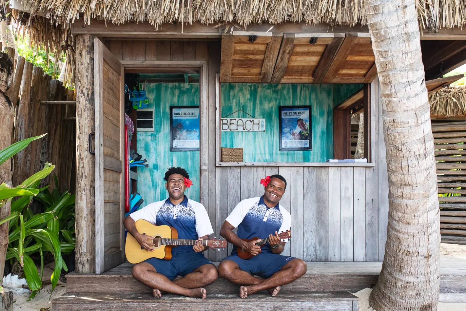 A warm welcome at Kokomo Private Island Resort, Fiji