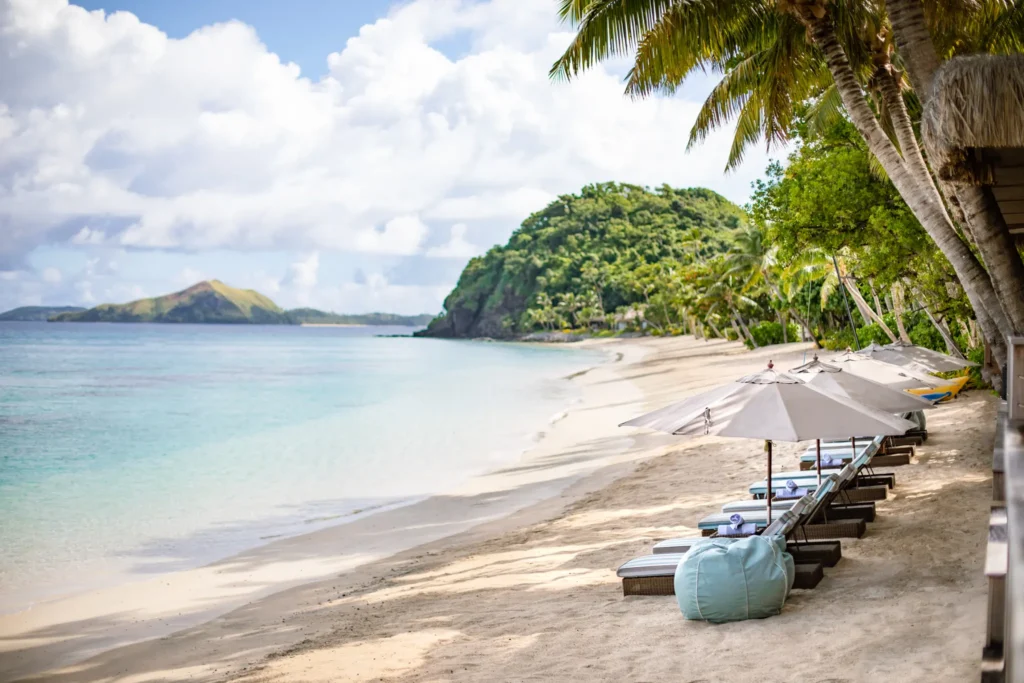 Grill Bar beachfront at Kokomo Private Island Resort, Fiji