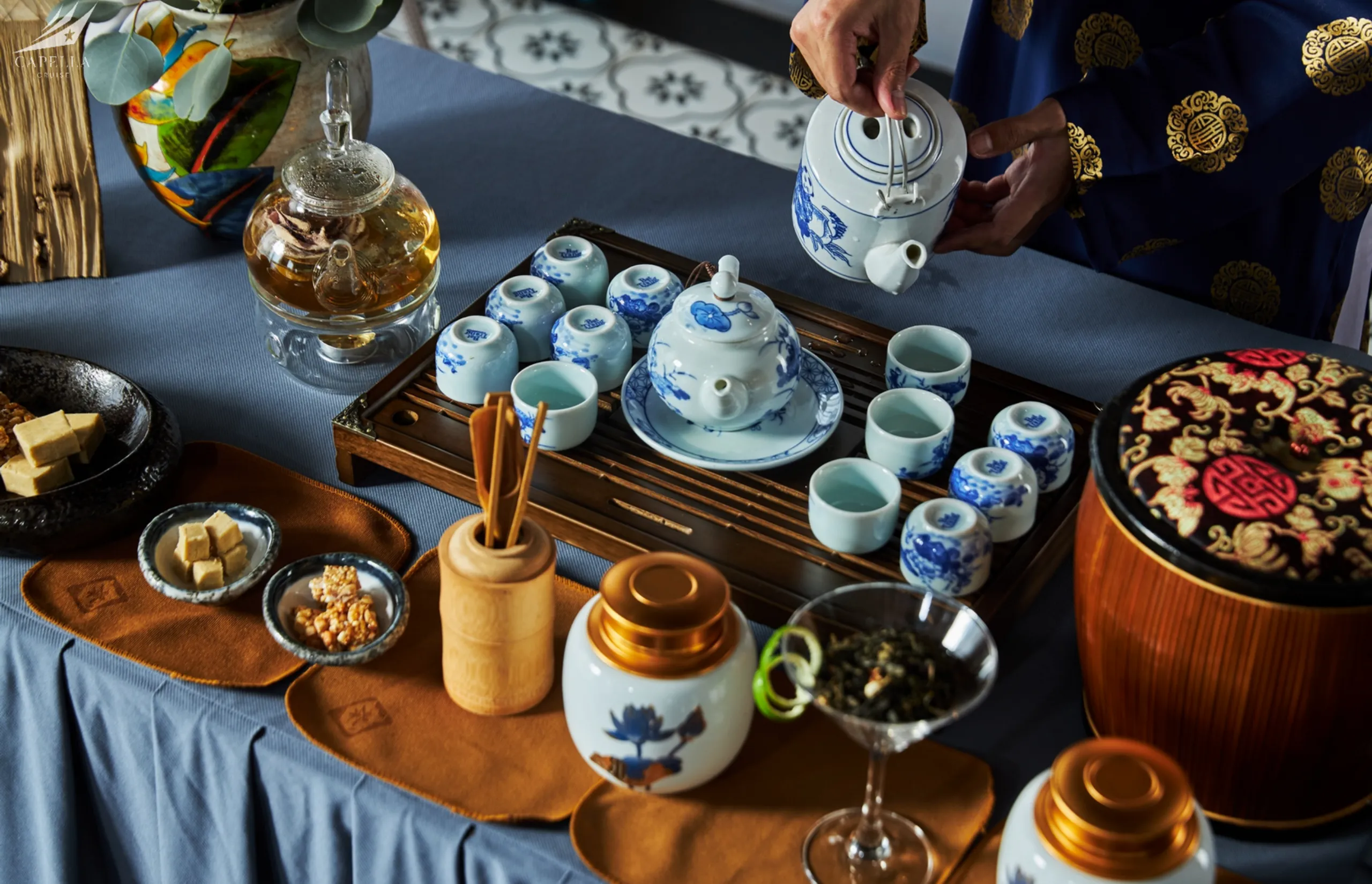 Capella Cruises - Vietnamese tea ceremony