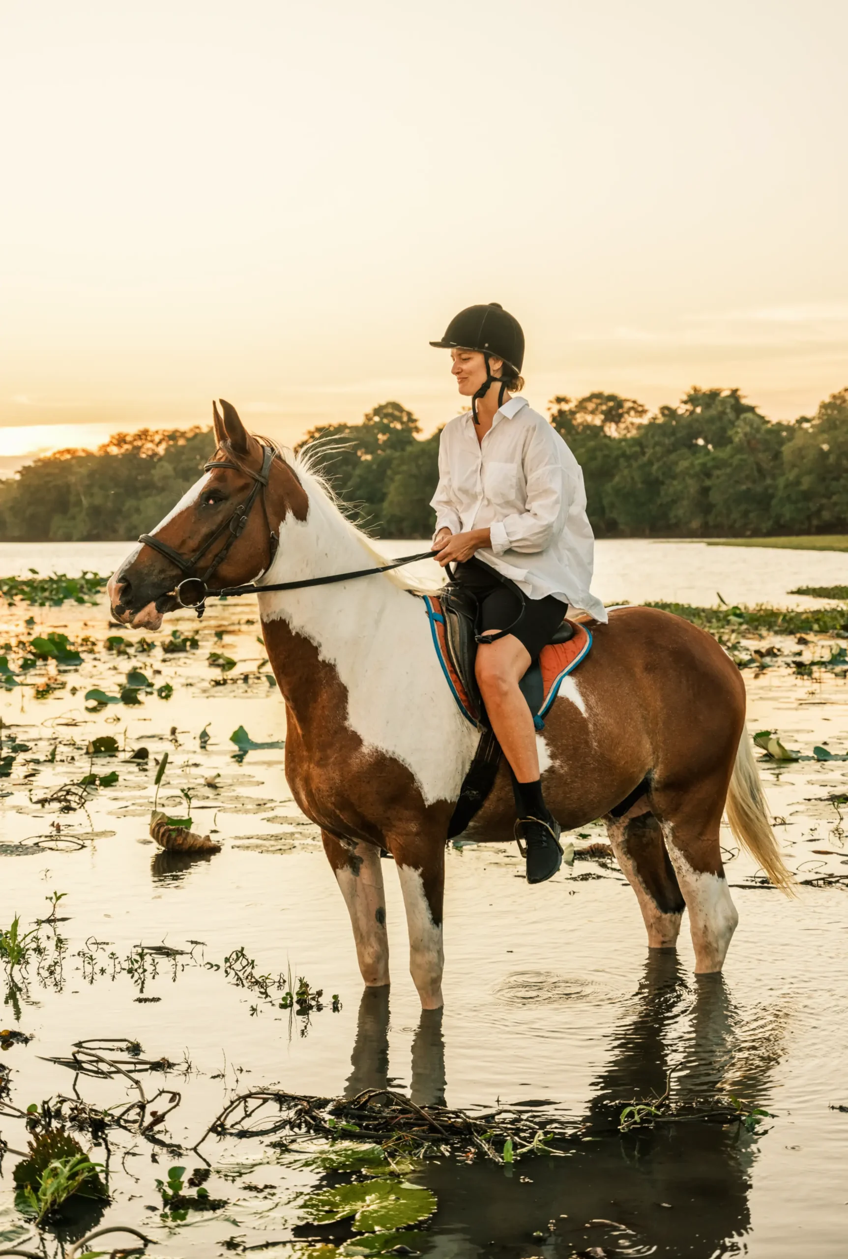 UGA Escapes - Horse riding through Wannamaduwa Reservoir with Rolex