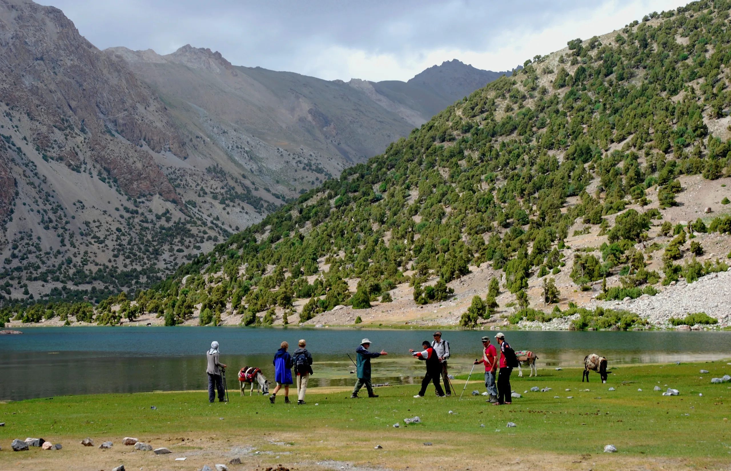 Trekking amongst the lakes of the Fann Mountains - Photographer Chris Buykx