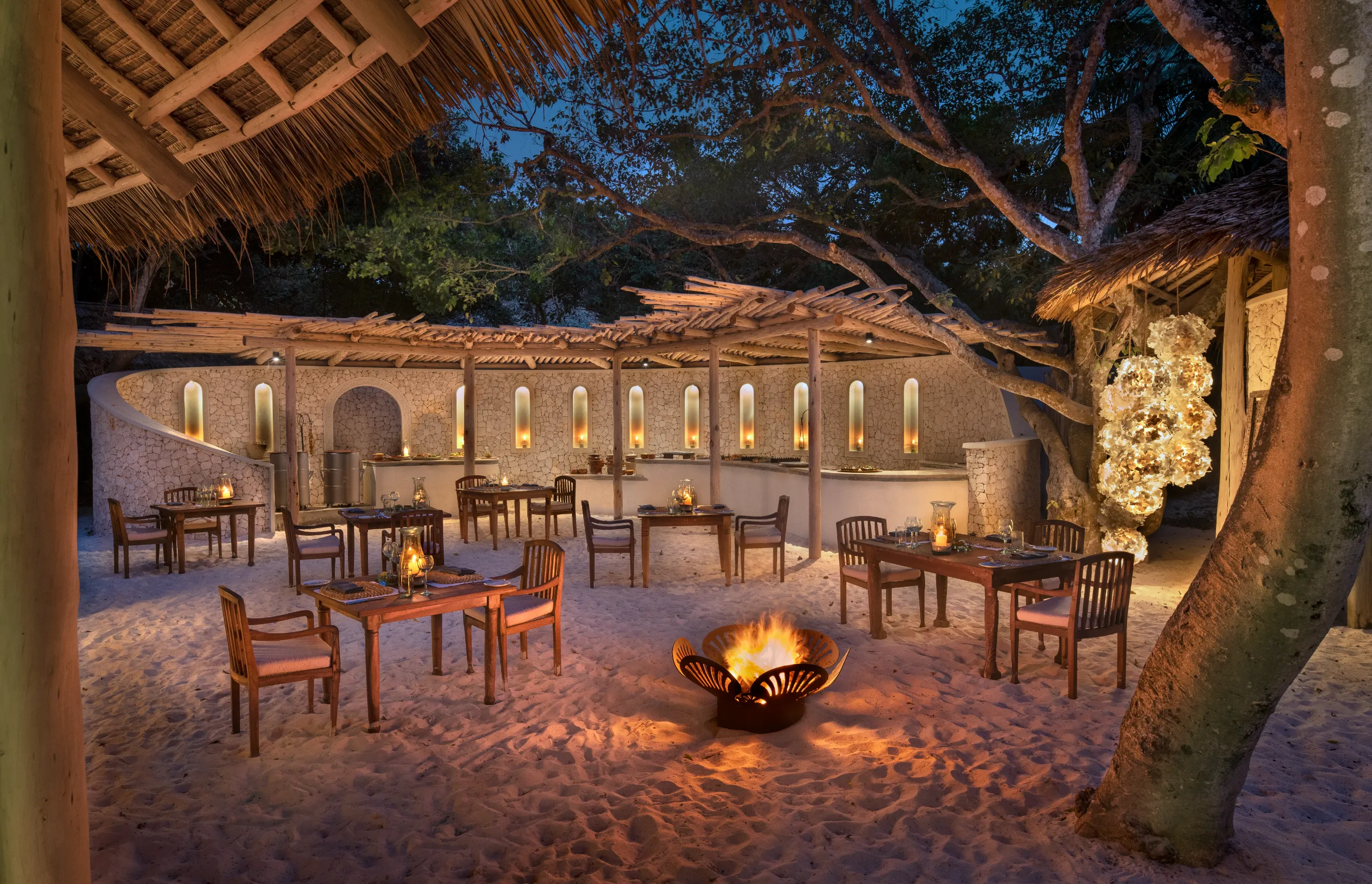 Zanzibar Mnemba Island - Dining Area