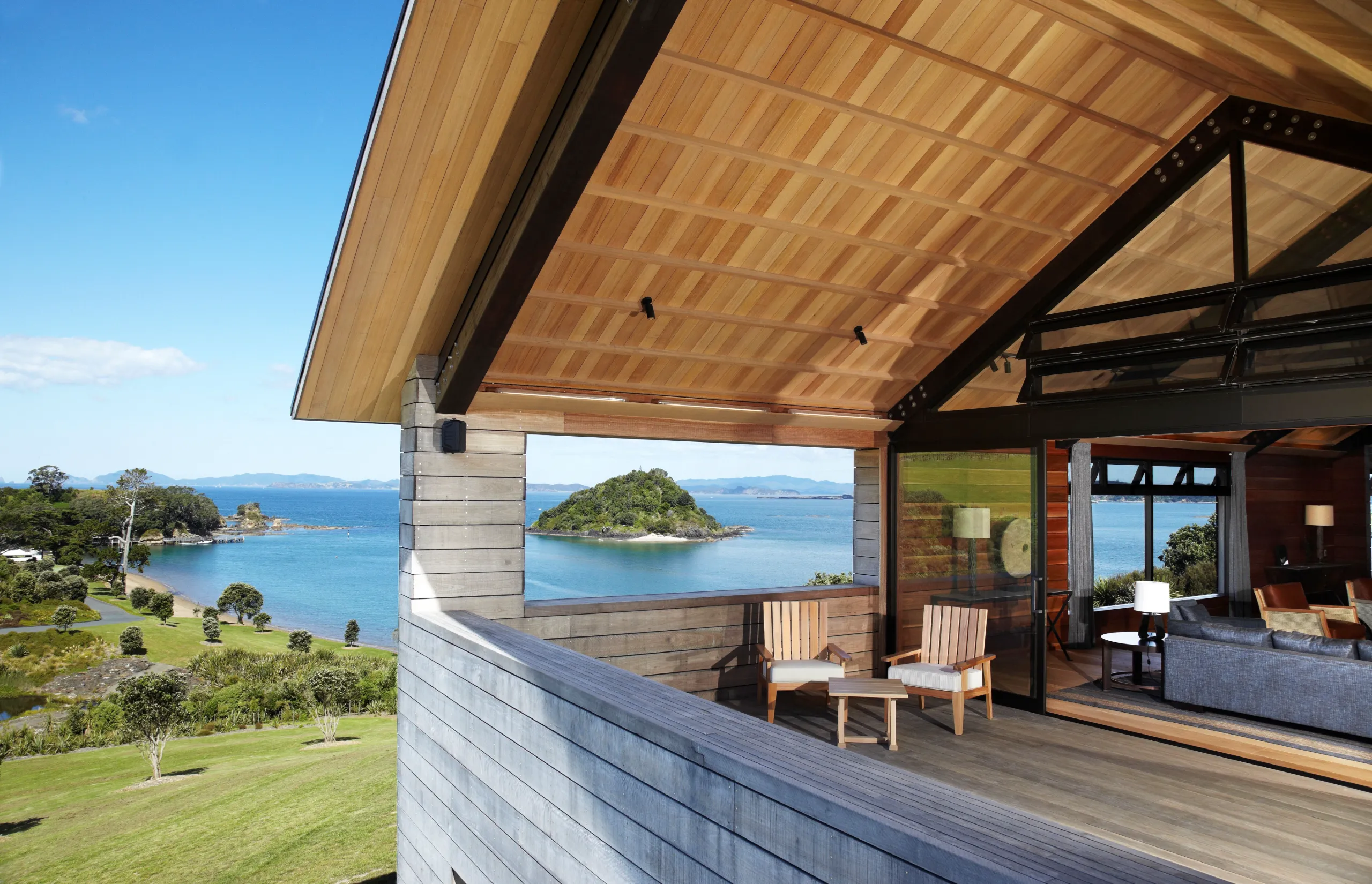 The Landing, New Zealand - Gabriel balcony with view