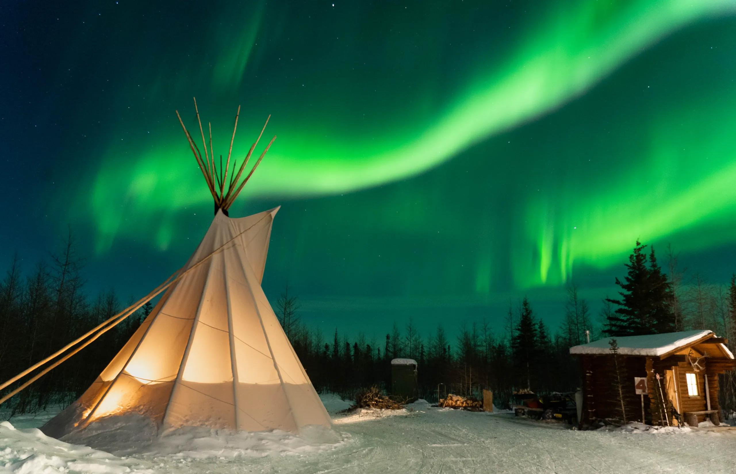 Churchill - Northern Lights Frontiers North March 2022 Credit Travel Manitoba