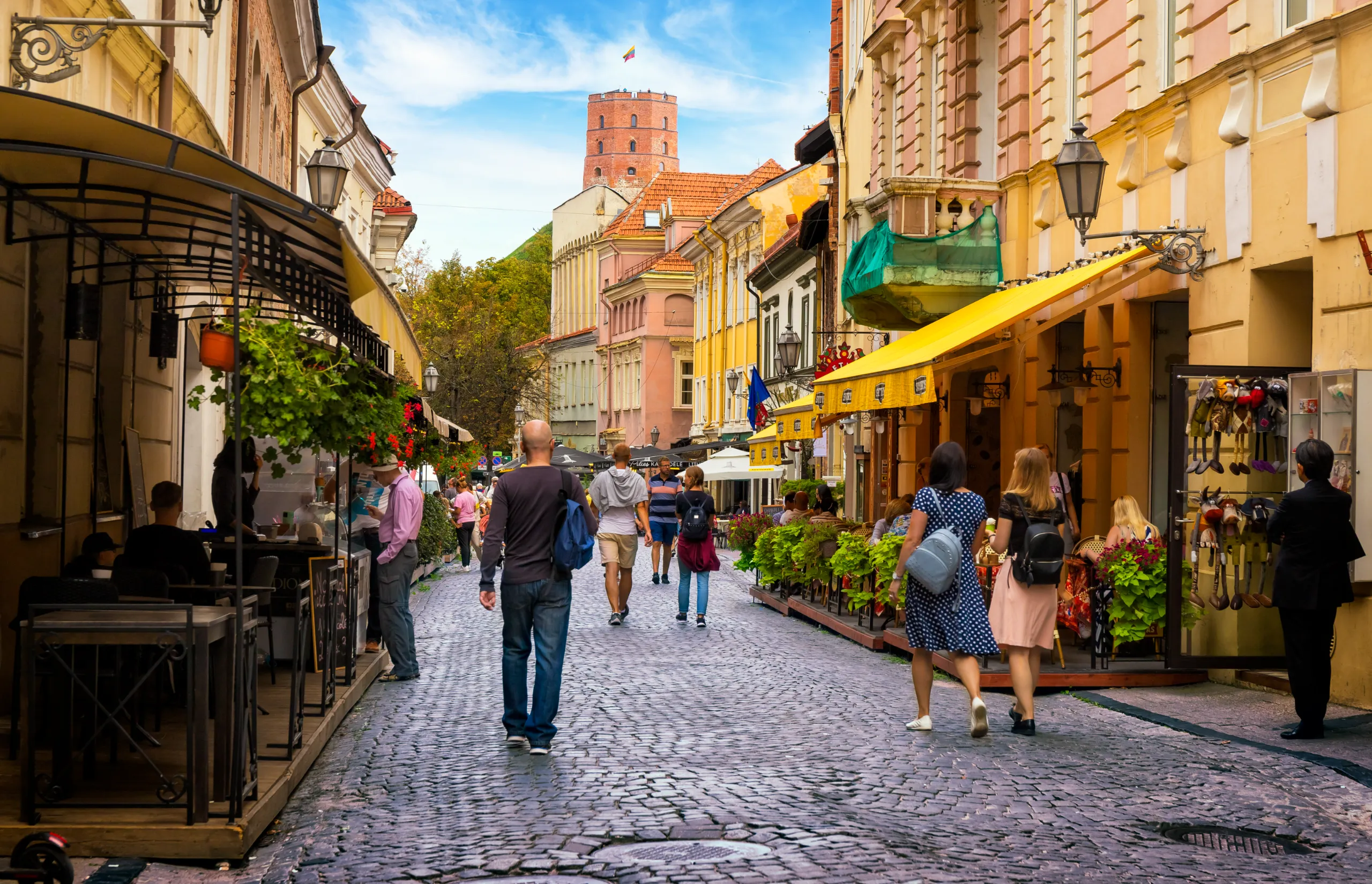 Where to travel in 2025 - Pilies Street in Vilnius Old Town