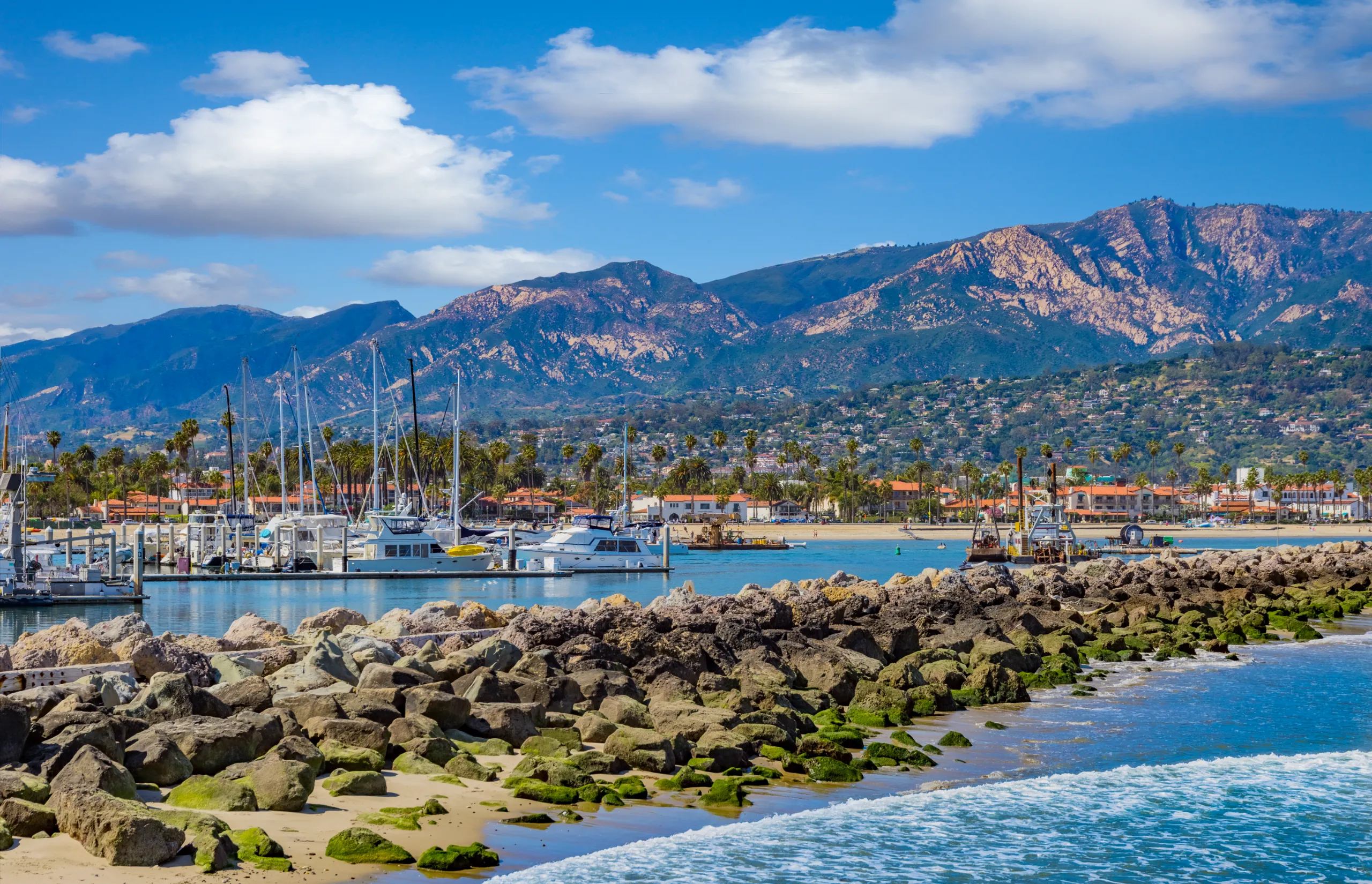 Where to travel in 2025 - Santa Barbara Marina shoreline