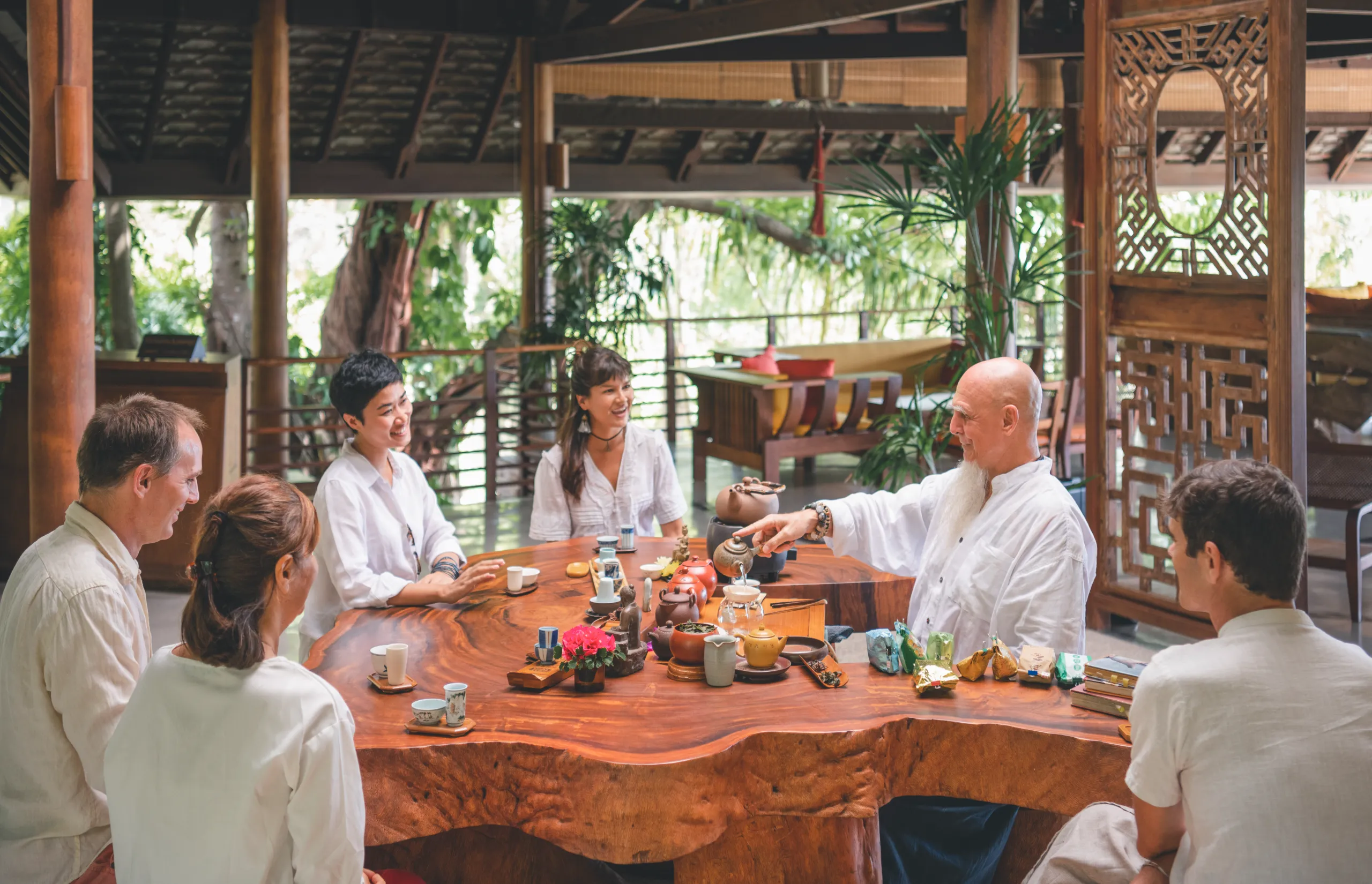 Kamalaya Wellness Sanctuary - Tea Sharing At Alchemy Lounge