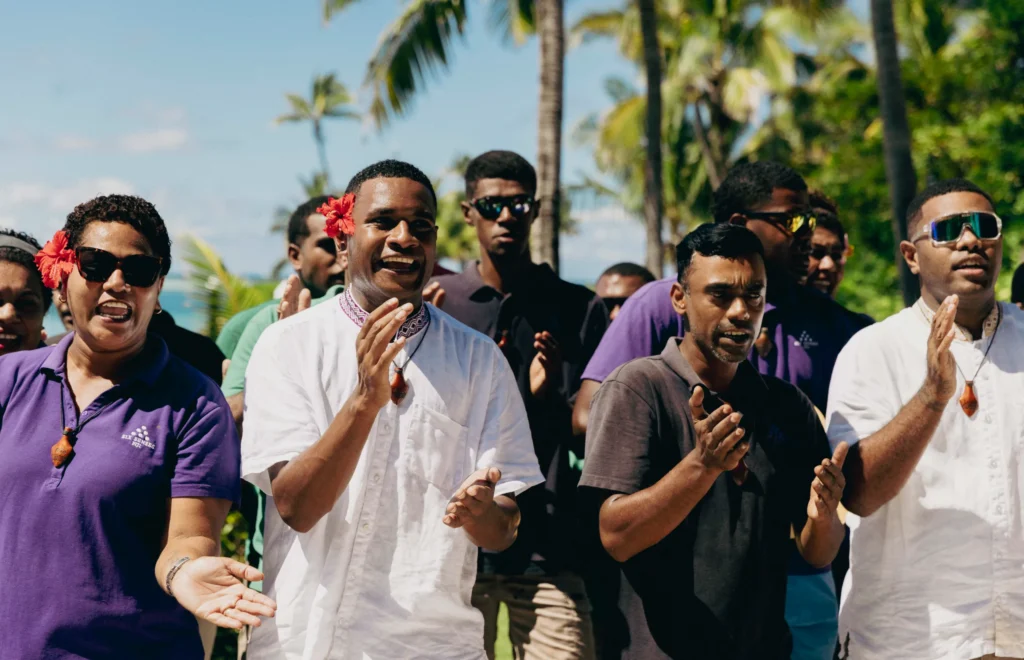 Fijians singing | Fiji stress relief holiday