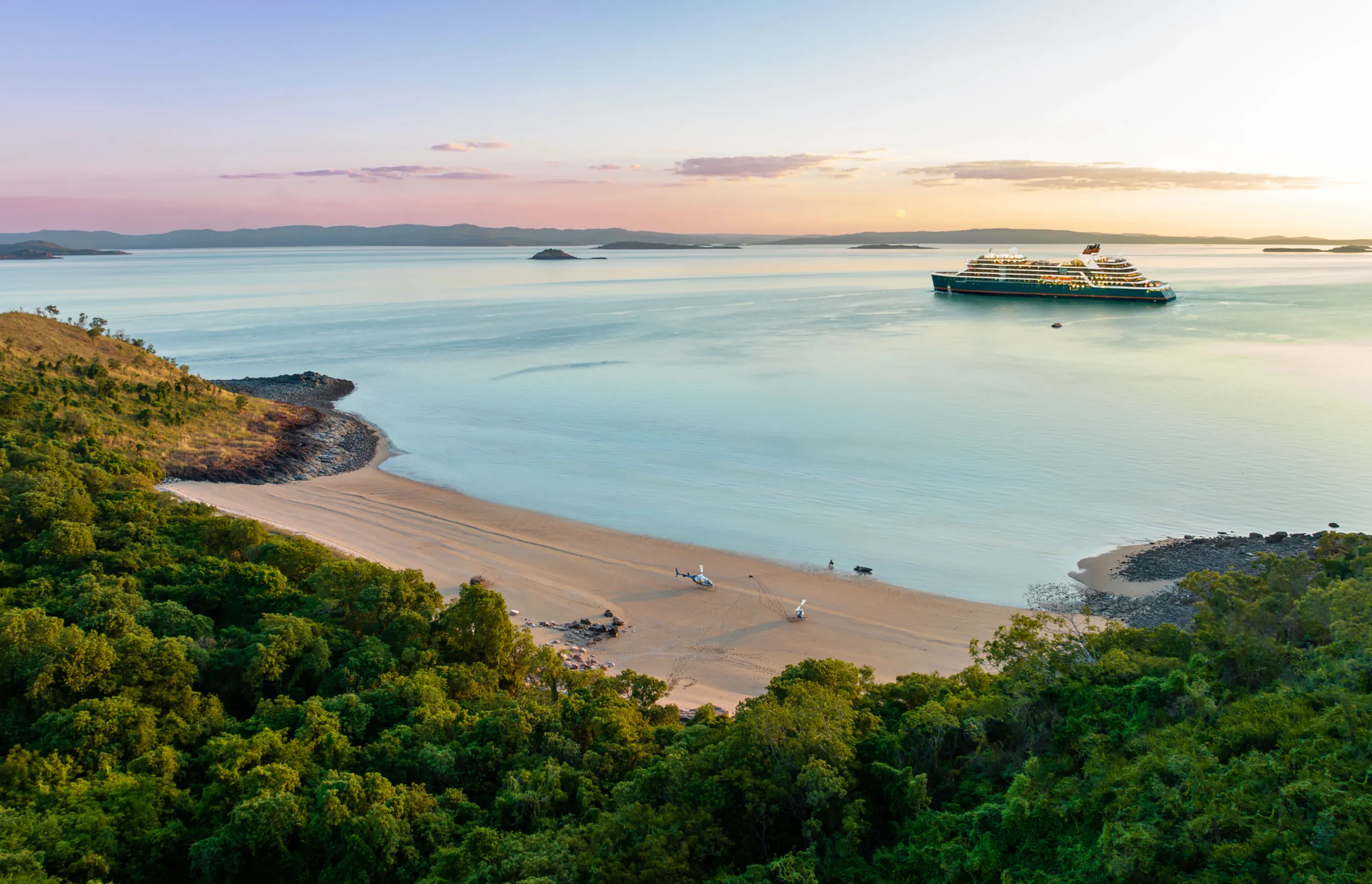 Sustainability - SBN Hunter River Kimberley Australia Naturalists Island Location Drone CTrantina Enhanced Zodiacs