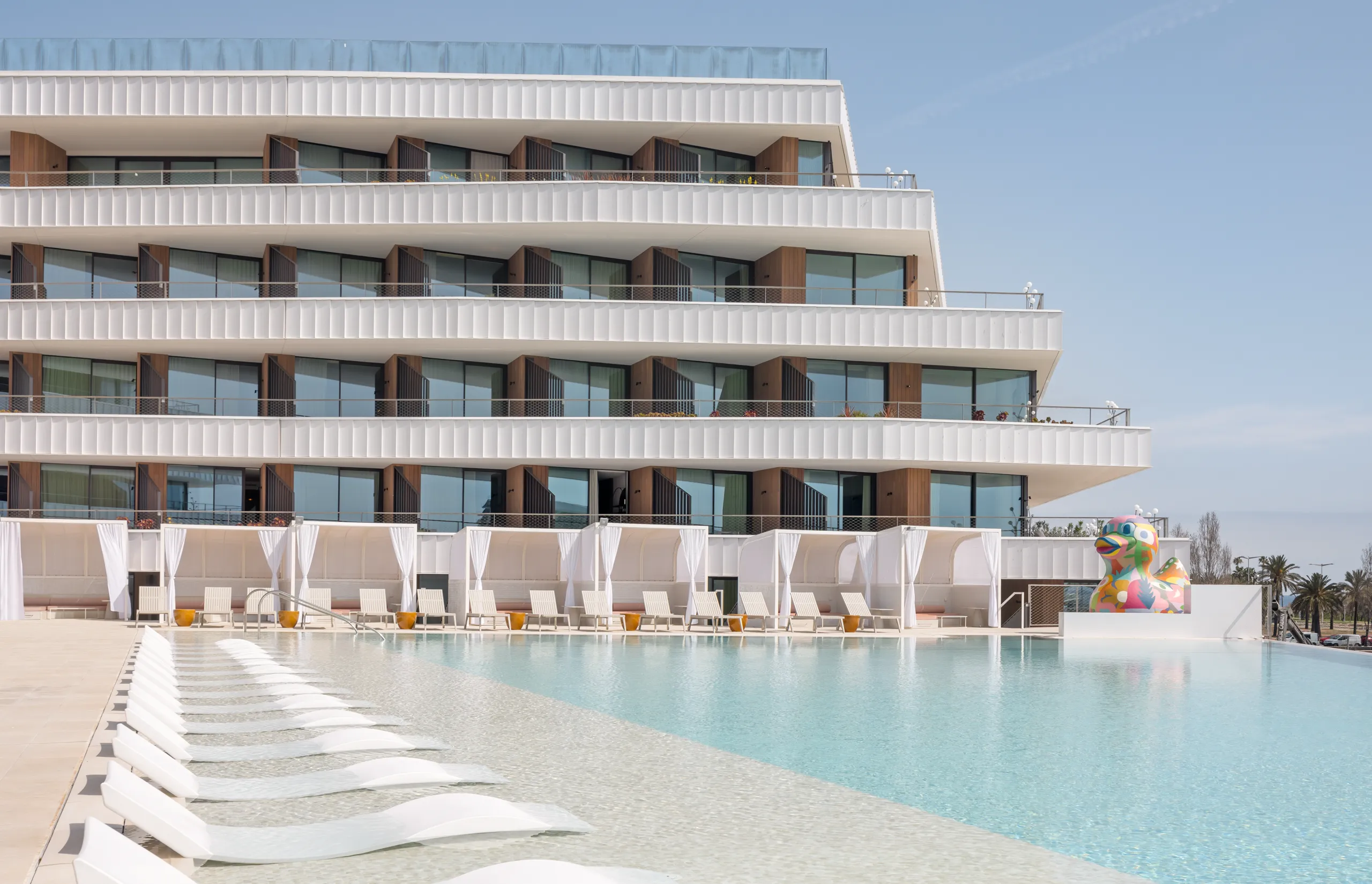 SLS Barcelona - Exterior with Pool