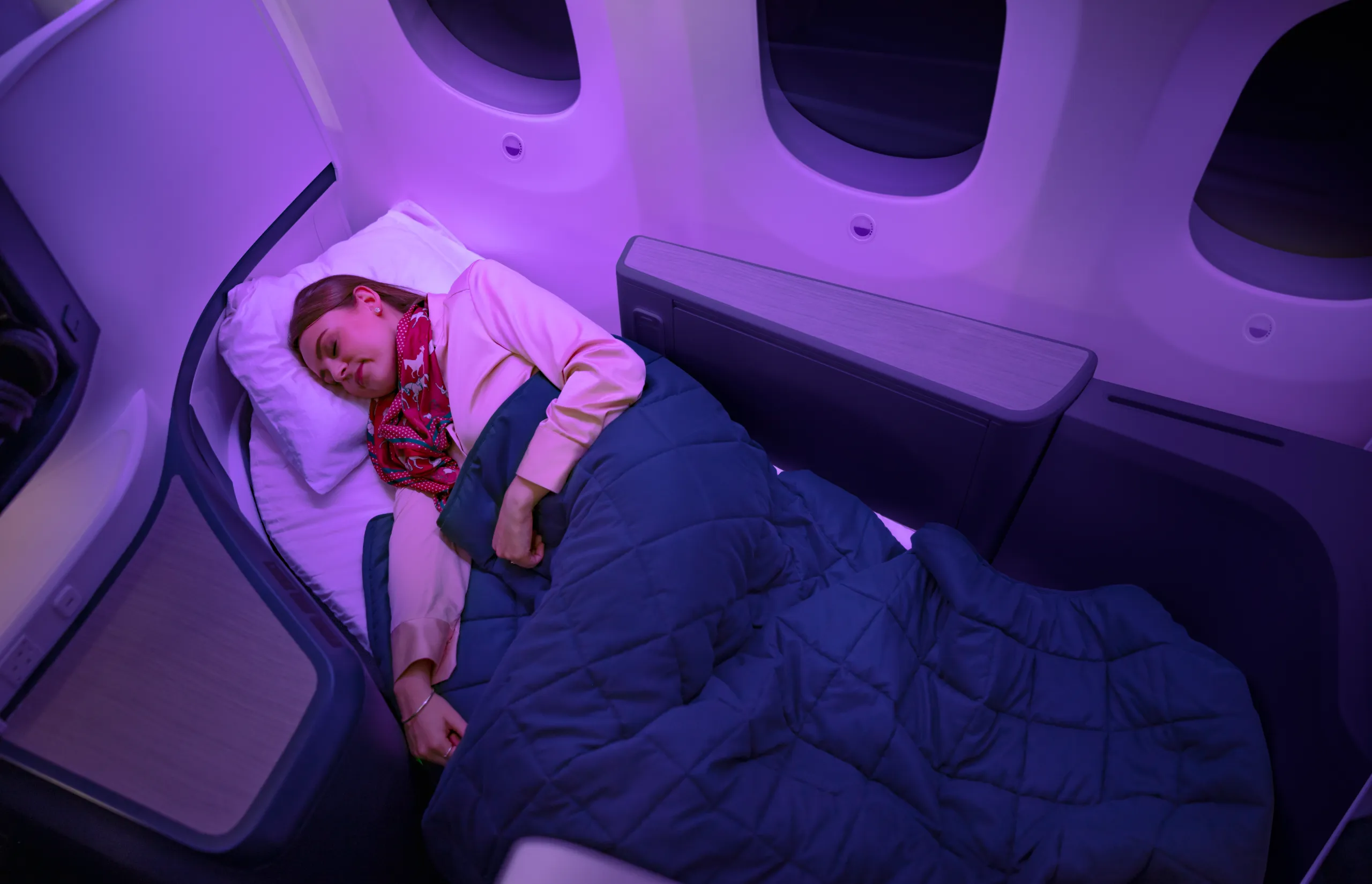 Air New Zealand - Business Premier Luxe, sleep