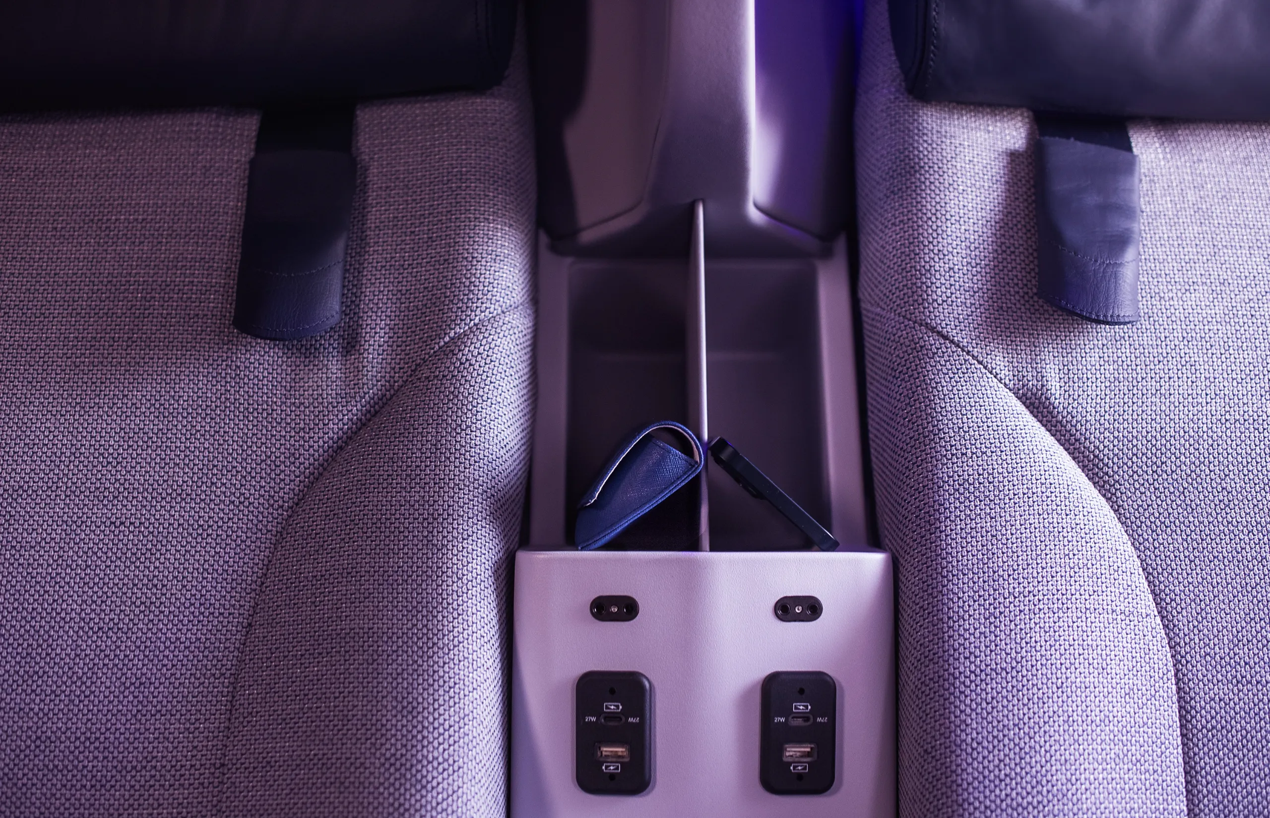 Air New Zealand - Premium Economy enhanced stowage space for personal items