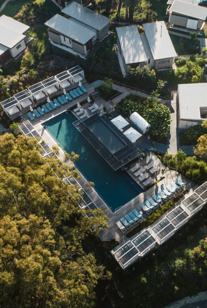 Elements of Byron | Adults Pool Aerial