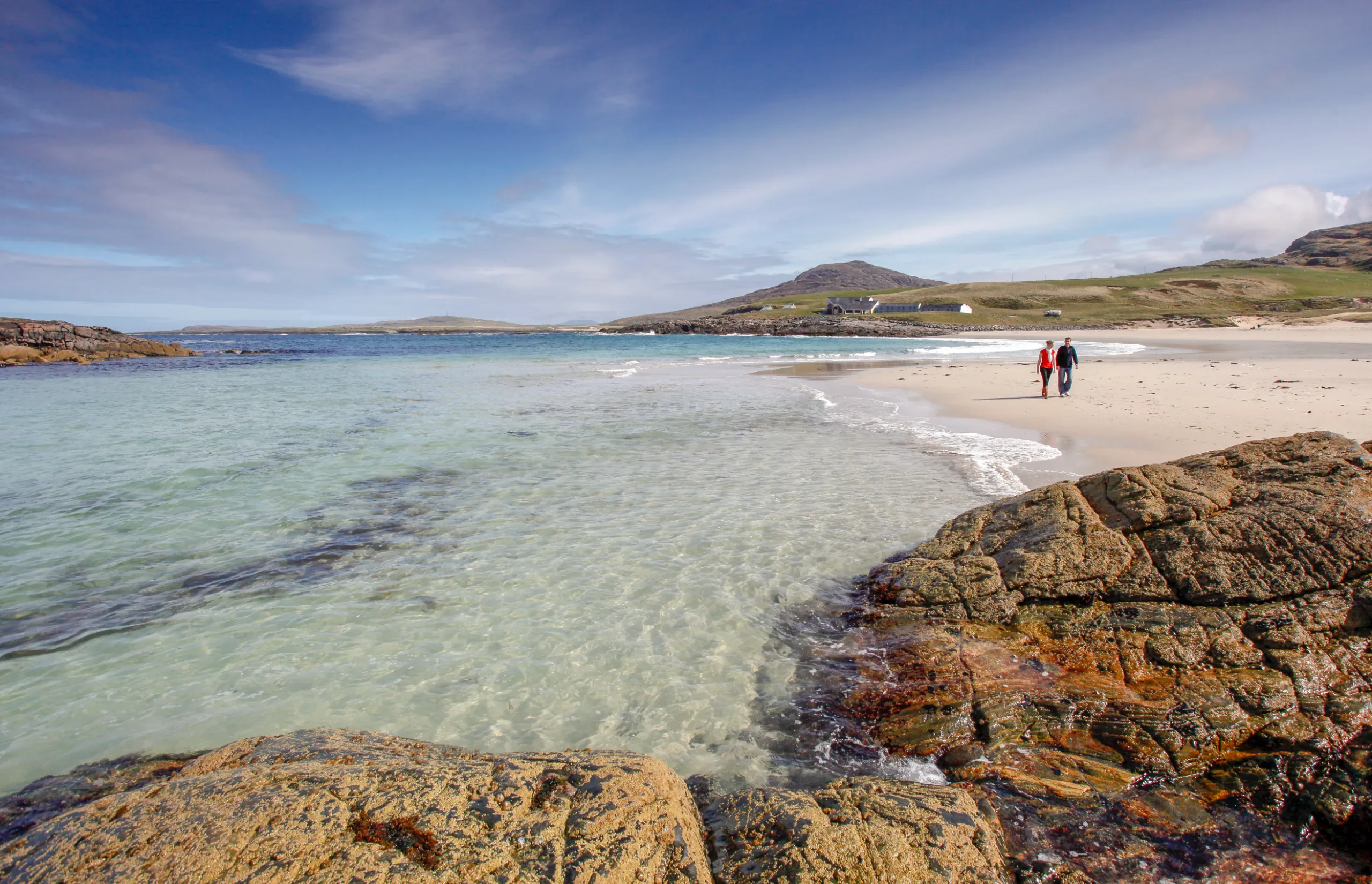 Tangasdale Beach beside the isle of Barra Hotel | Scotland