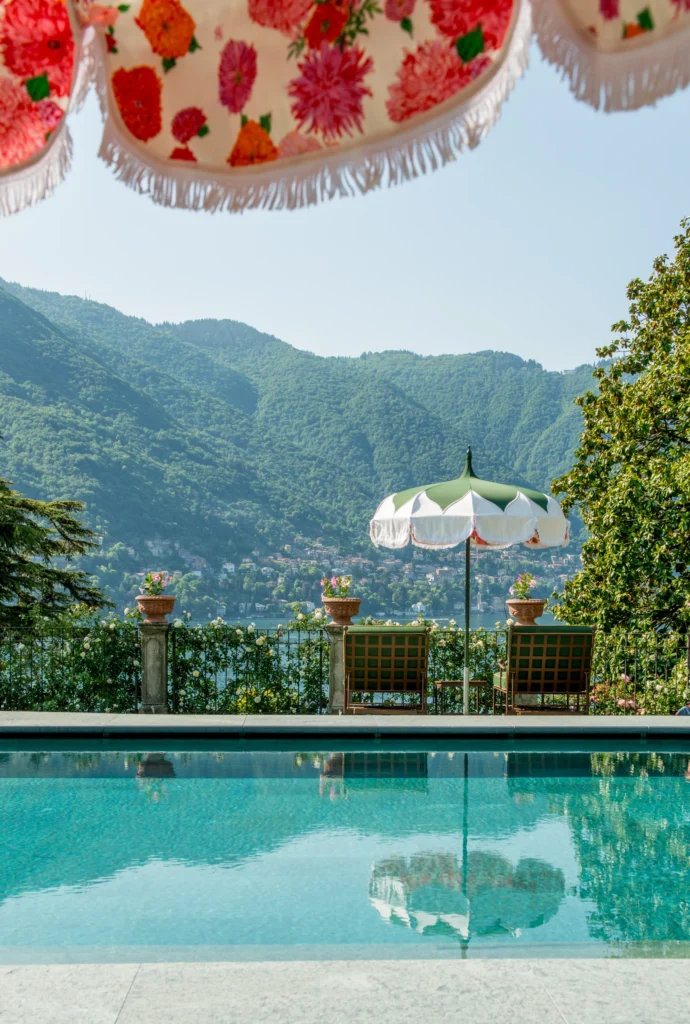 Lake Como | Pool area by La Double J © Ricky Monti
