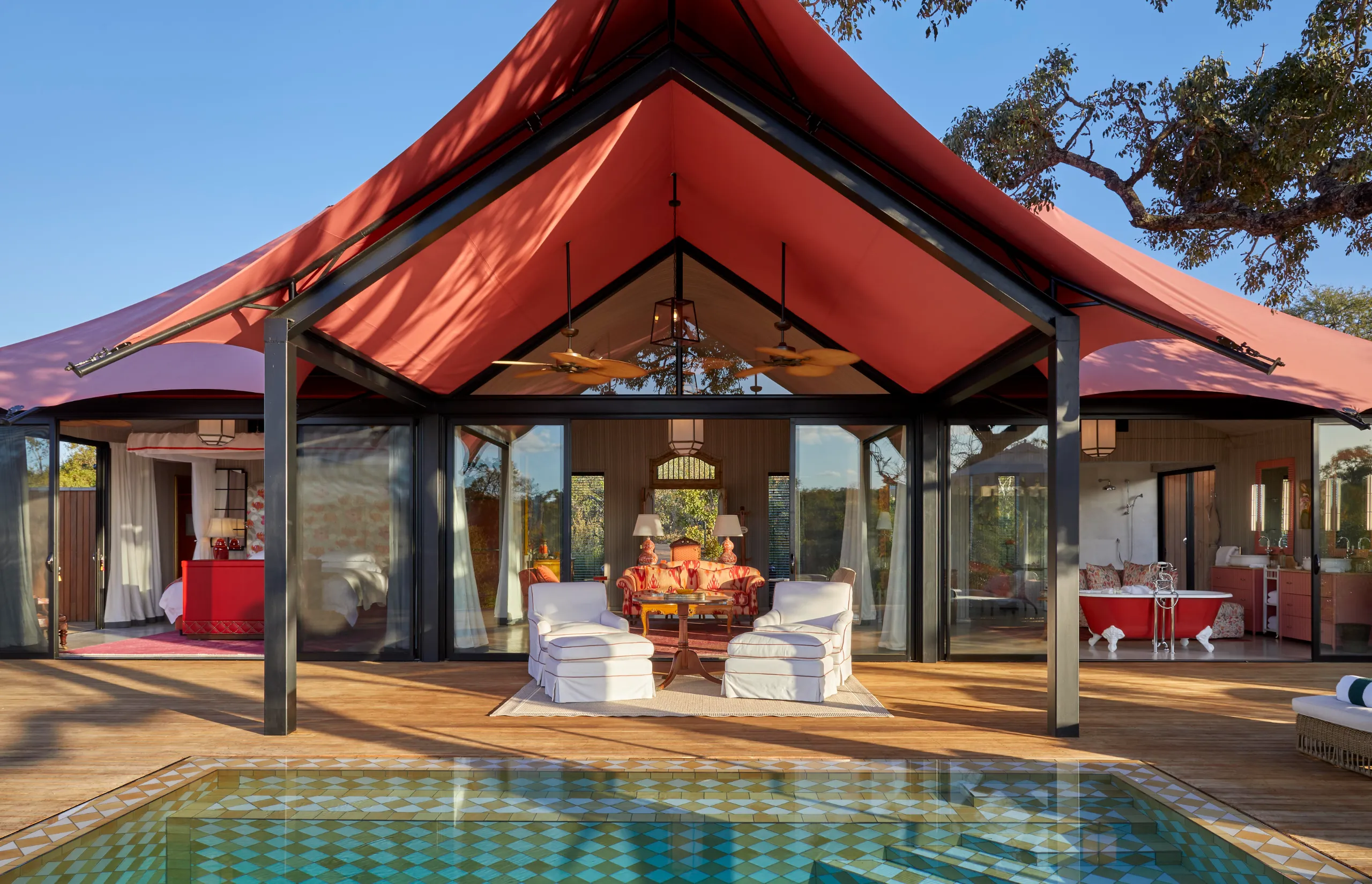 Masiya's Camp at Royal Malewane | Luxury Suite Exterior | Credit: Greg Cox