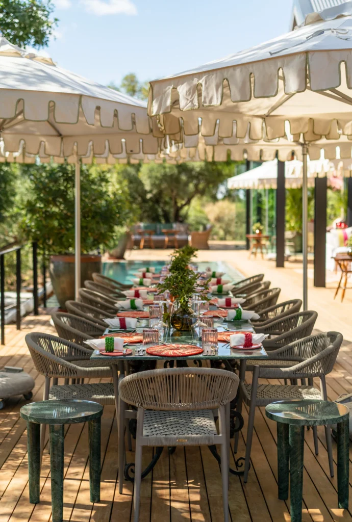 Masiya's Camp at Royal Malewane | Outdoor Dining | Credit: Lourenco Afonso