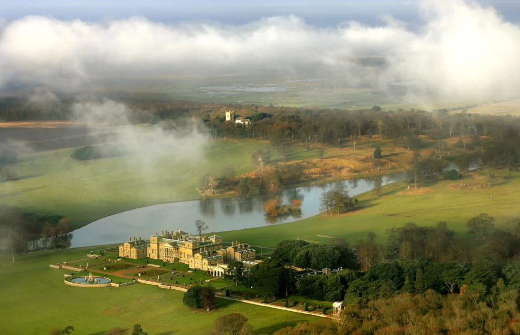 Norfolk Coast | Holkham Hall Aerial | Credit: Mike Page