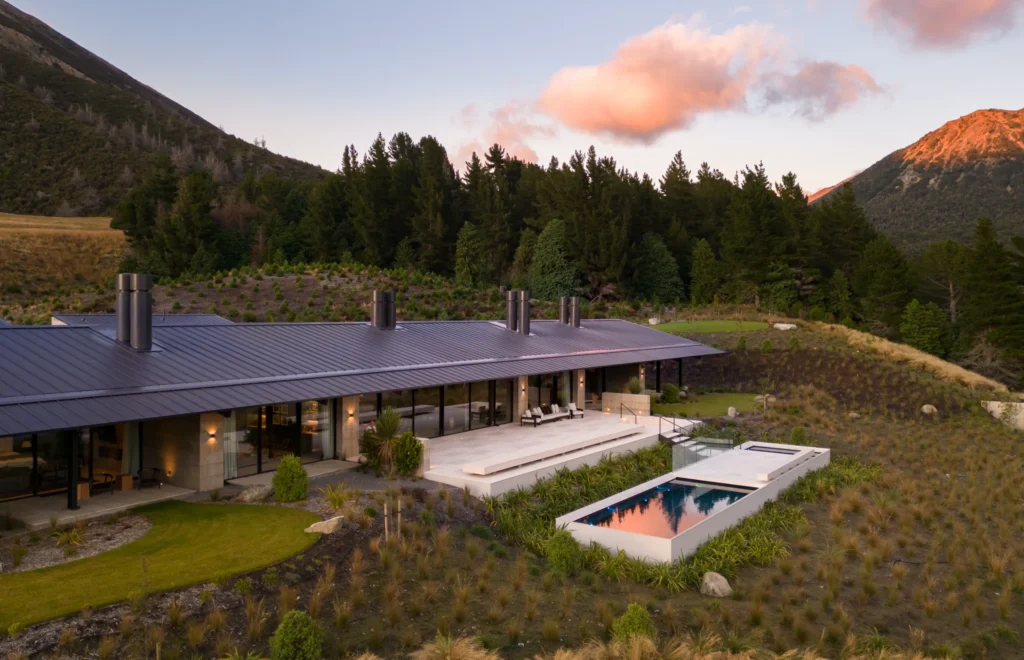 Flockhill Lodge | From Above | Credit: Lisa Sun