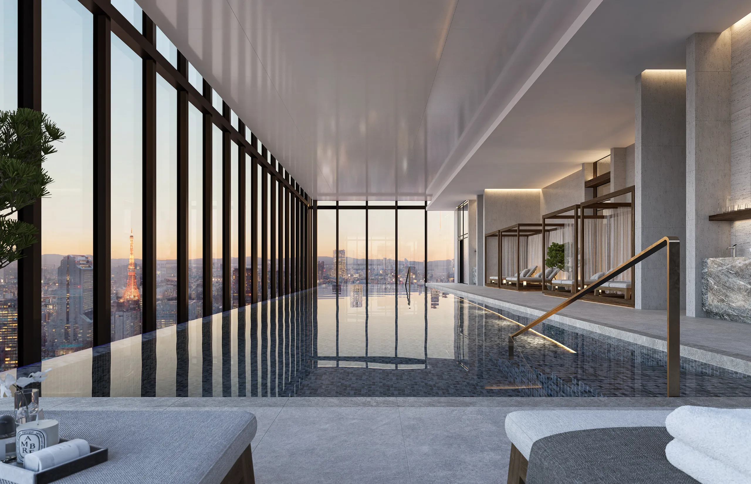 Fairmont Tokyo | Indoor Infinity Swimming Pool