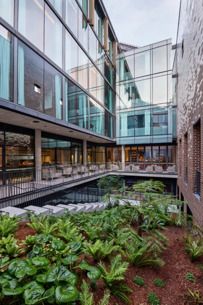 25hours Hotel The Olympia - Interior Courtyard