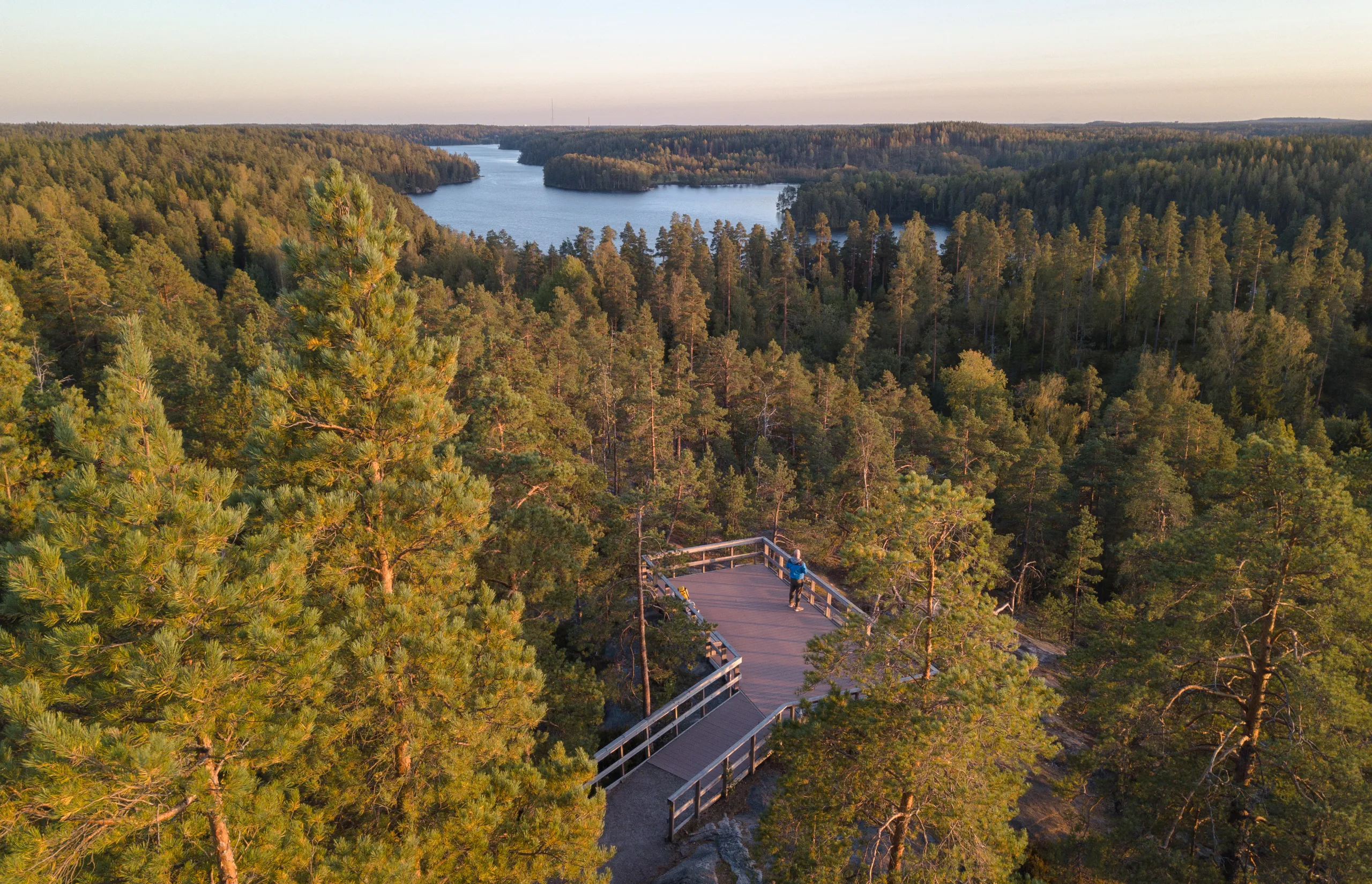 Finland | View to the Nuuksio National Park, only about 30 min drive from downtown Helsinki.