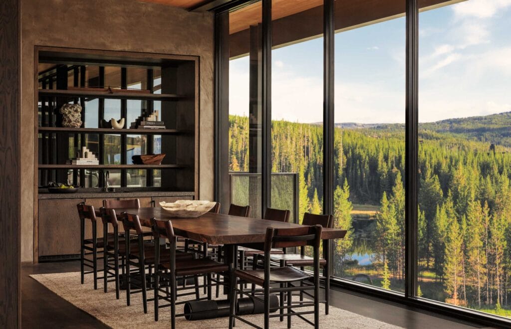 One&Only Moonlight Basin | Big Sky Suite Dining