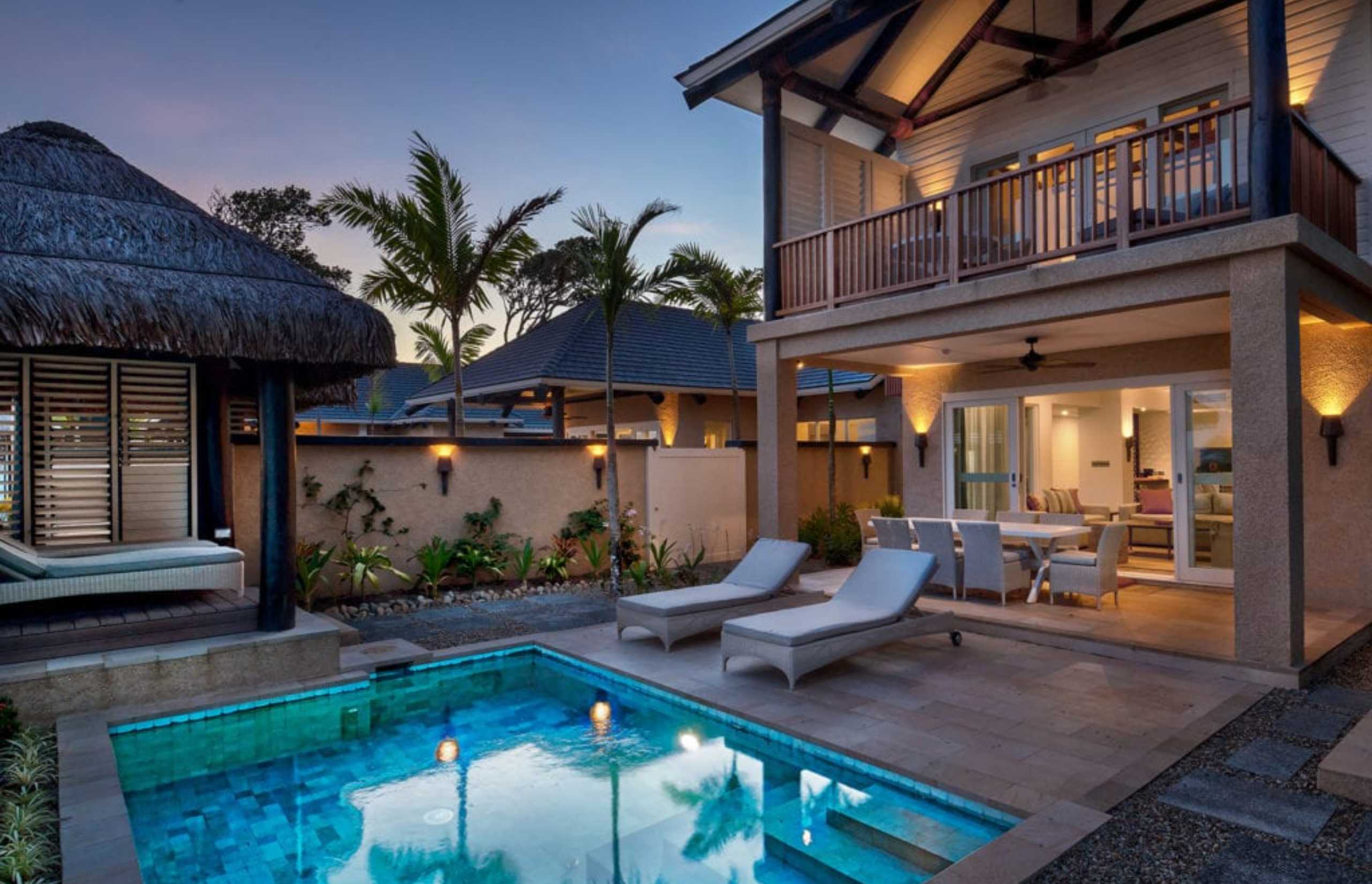 Nanuku Two Bedroom Garden Villa Pool View Exterior | Credit: Tourism Fiji | Fiji milestone celebrations