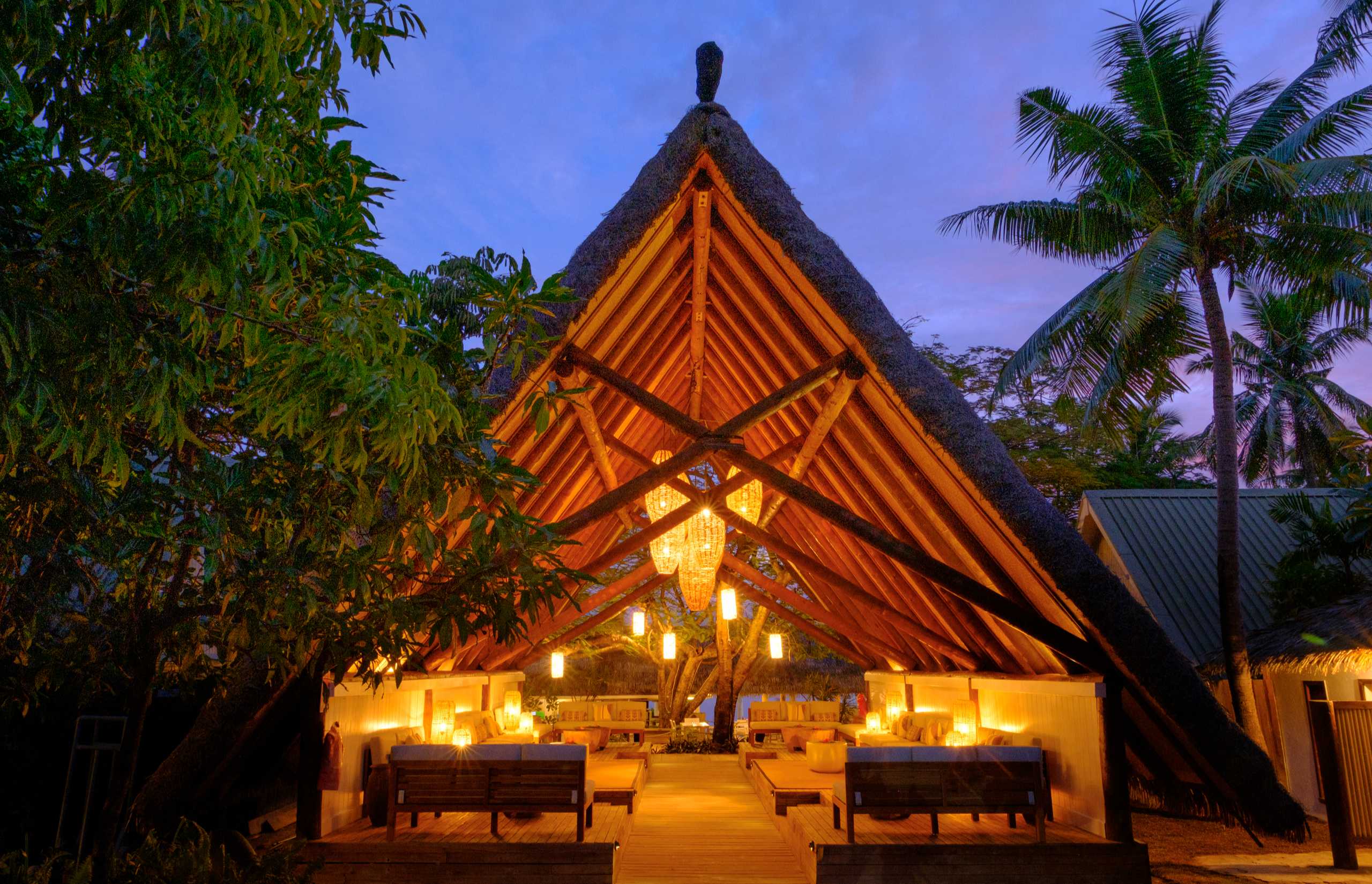 Arrival Bure by night