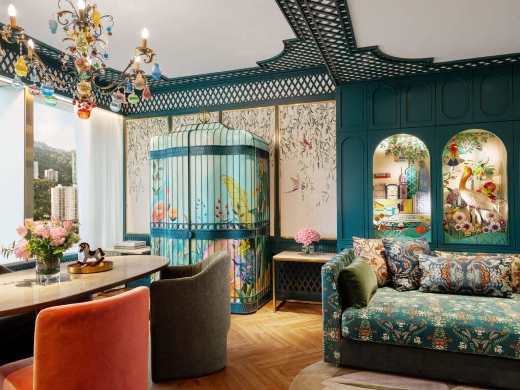 Fairy Garden living room in Island Shangri-La Hong Kong