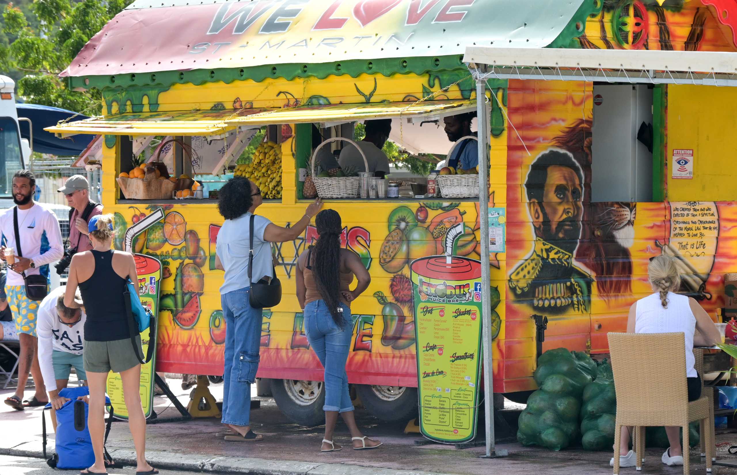 Marigot on the Caribbean island of St Martin