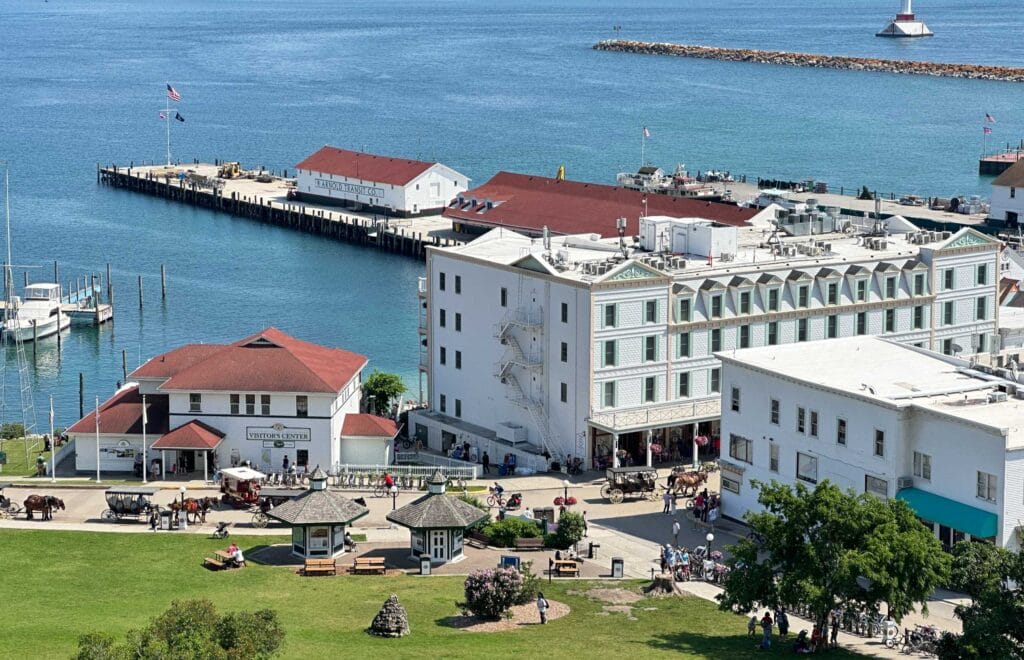 Fort Mackinac's sweeping town views | Credit: Marie Barbieri
