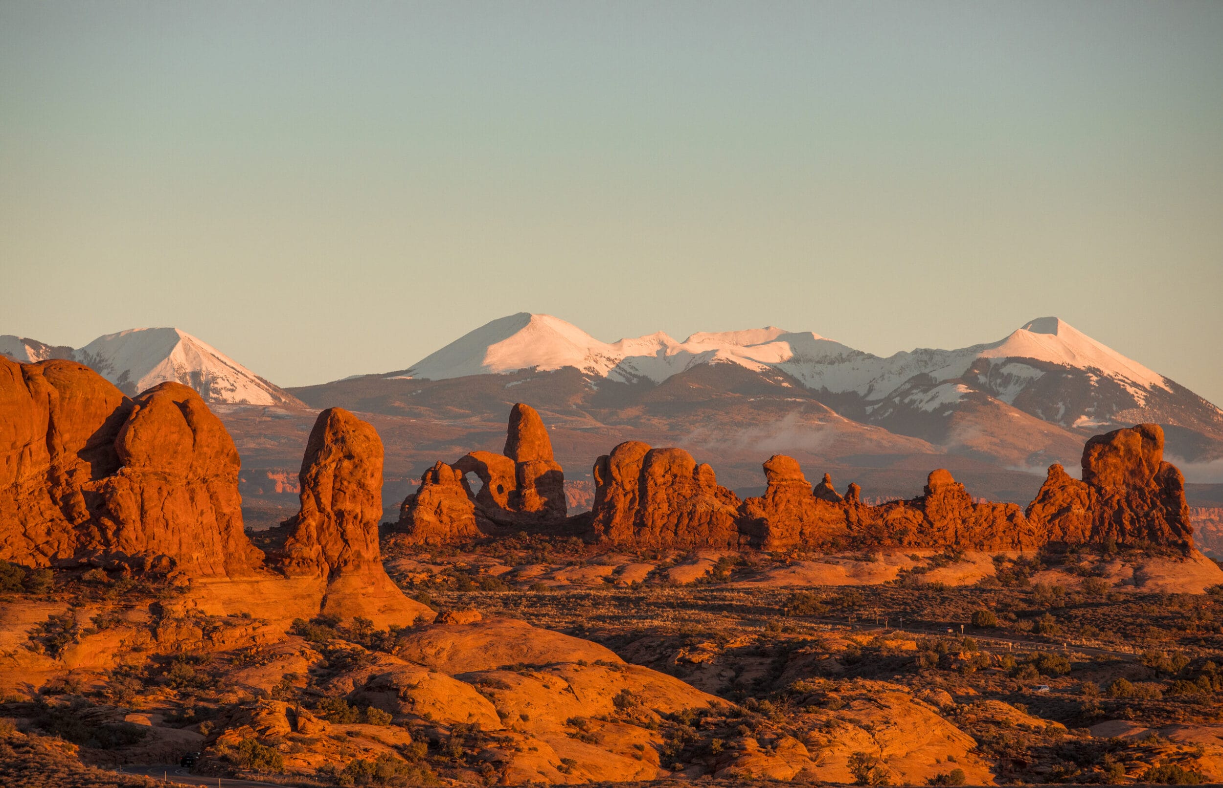 Sunset at Arches National Park