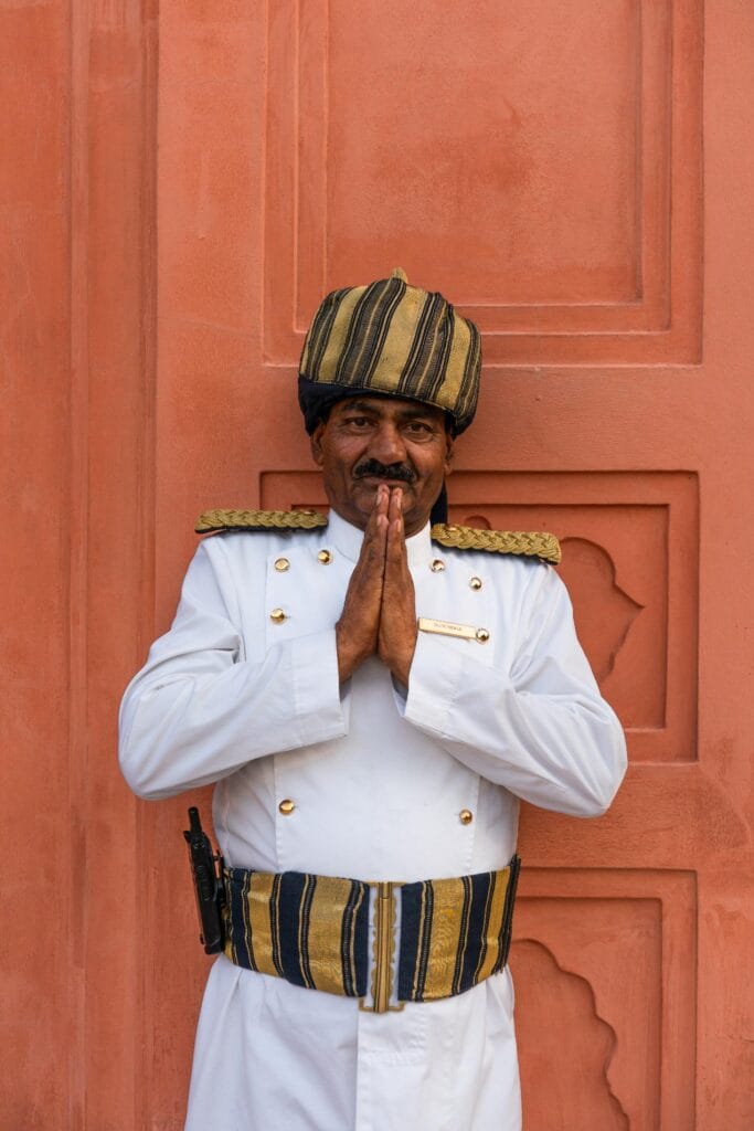 Warm hospitality at Oberoi Amarvilas, Agra Credit: Natasha Bazika