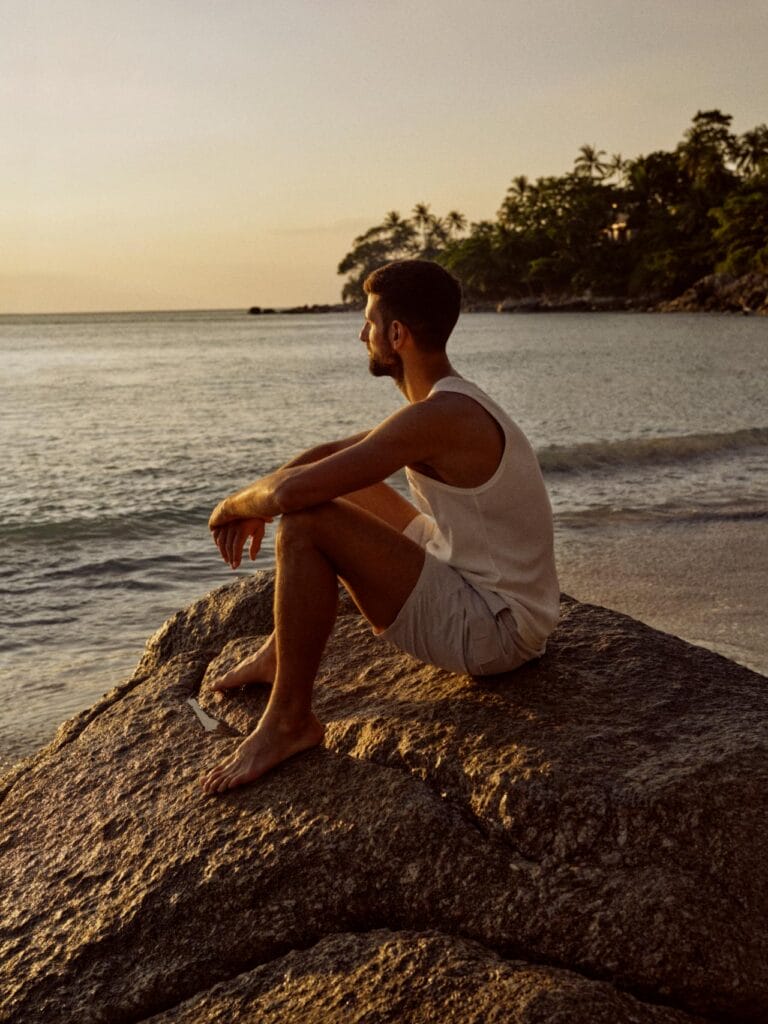 Brand Ambassador Novak Djokovic at Amanpuri, Thailand Beach