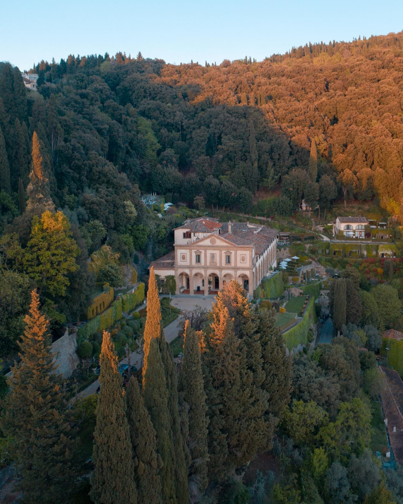 Villa San Michele from above, Florence | Image: Villa San Michele, A Belmond Hotel / Letizia Cigliutti