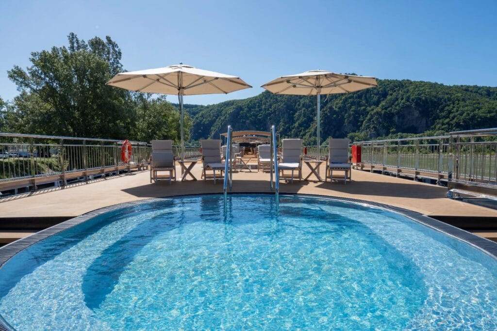 The pool on APT Solara
